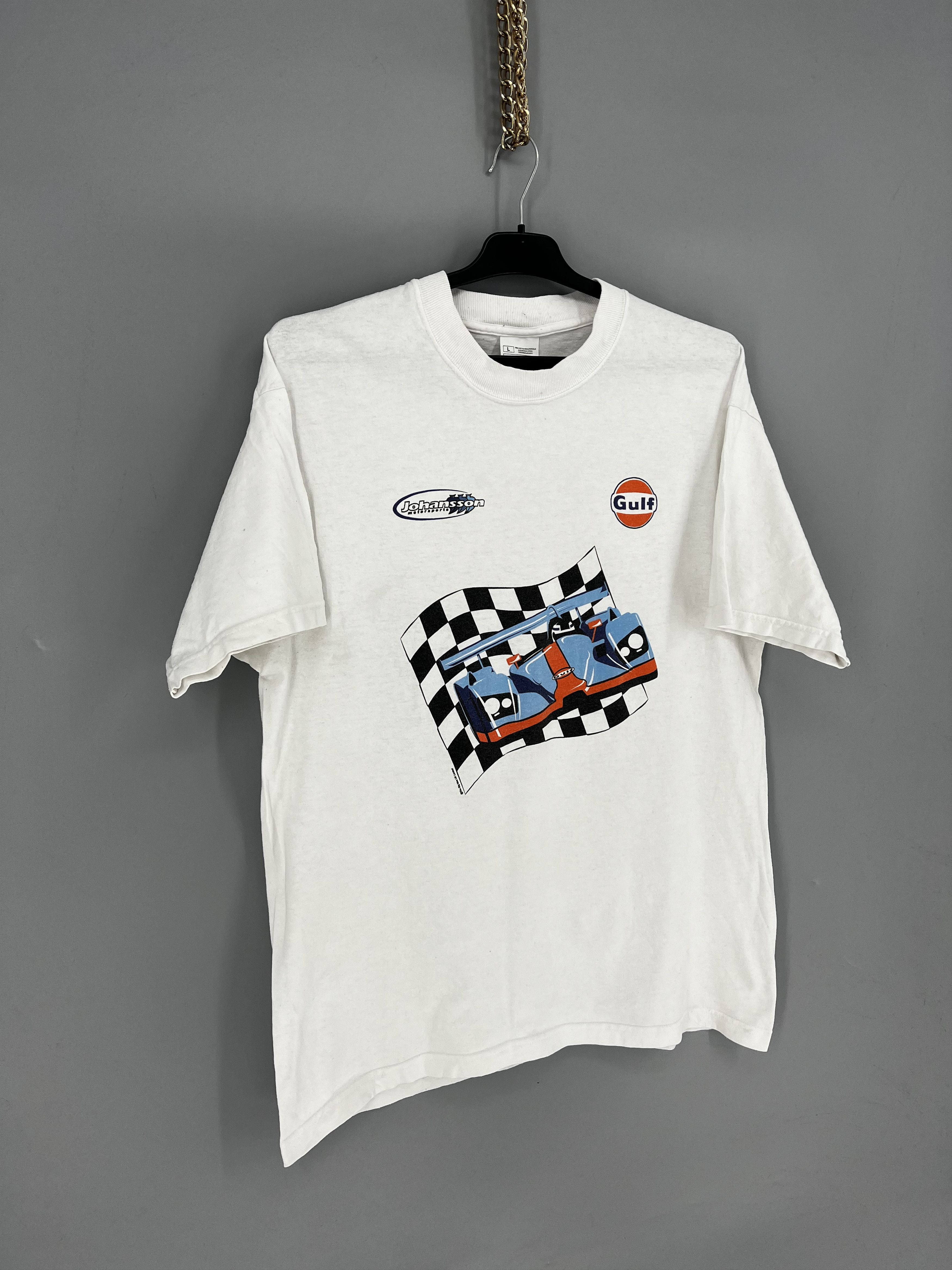 Formula 1 Vintage Aston Martin Racing Gulf AMR Motors GT Team T-Shirt Size US M / EU 48-50 / 2 - 2 Thumbnail