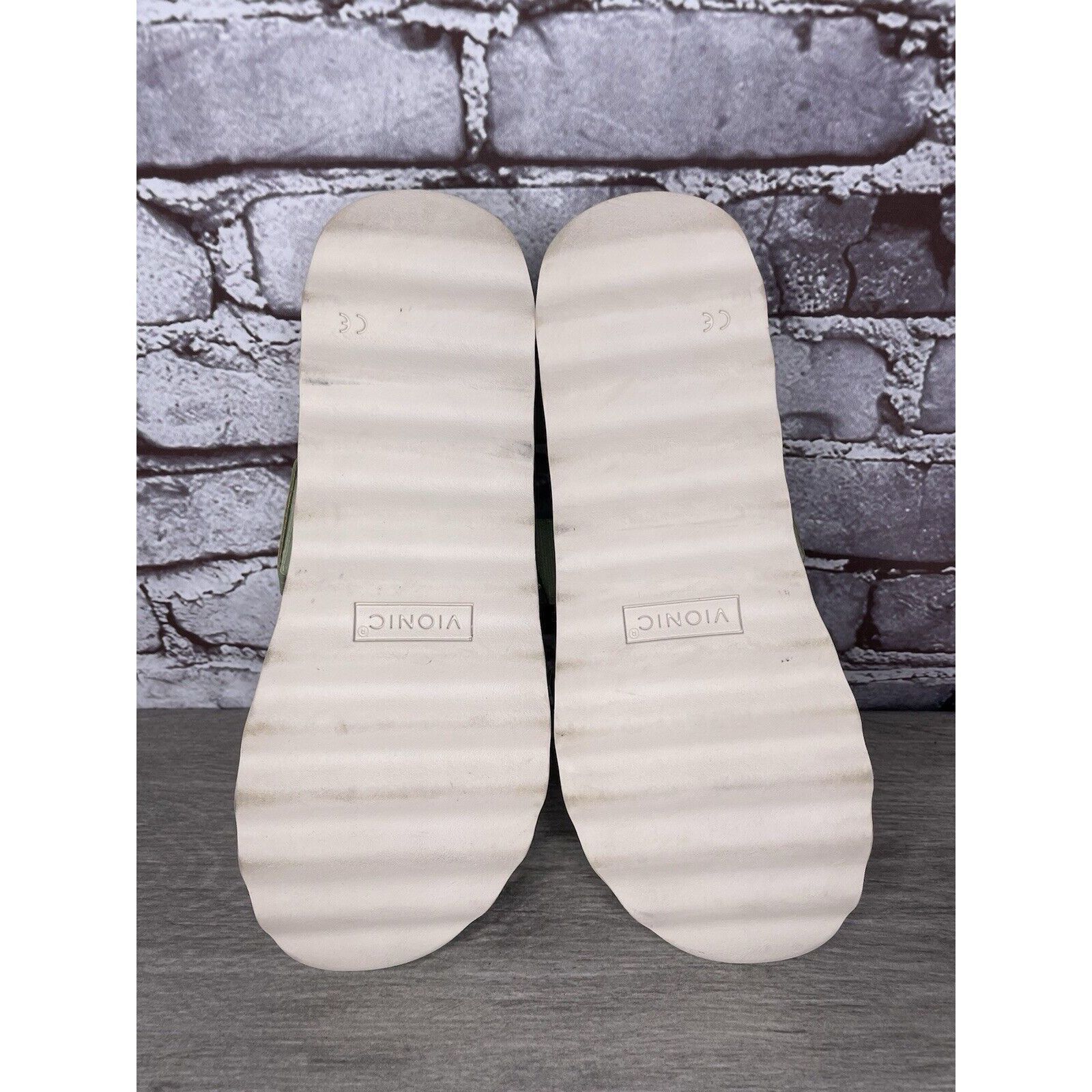 Other Vionic Brandie Mint Green Double Strap Slide Vegan Sandals W Size US 8 / IT 38 - 16 Thumbnail