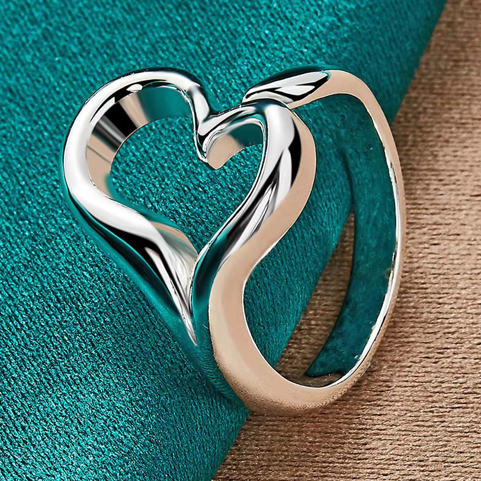 Jewelry Heart Charm Ring Size ONE SIZE - 4 Thumbnail