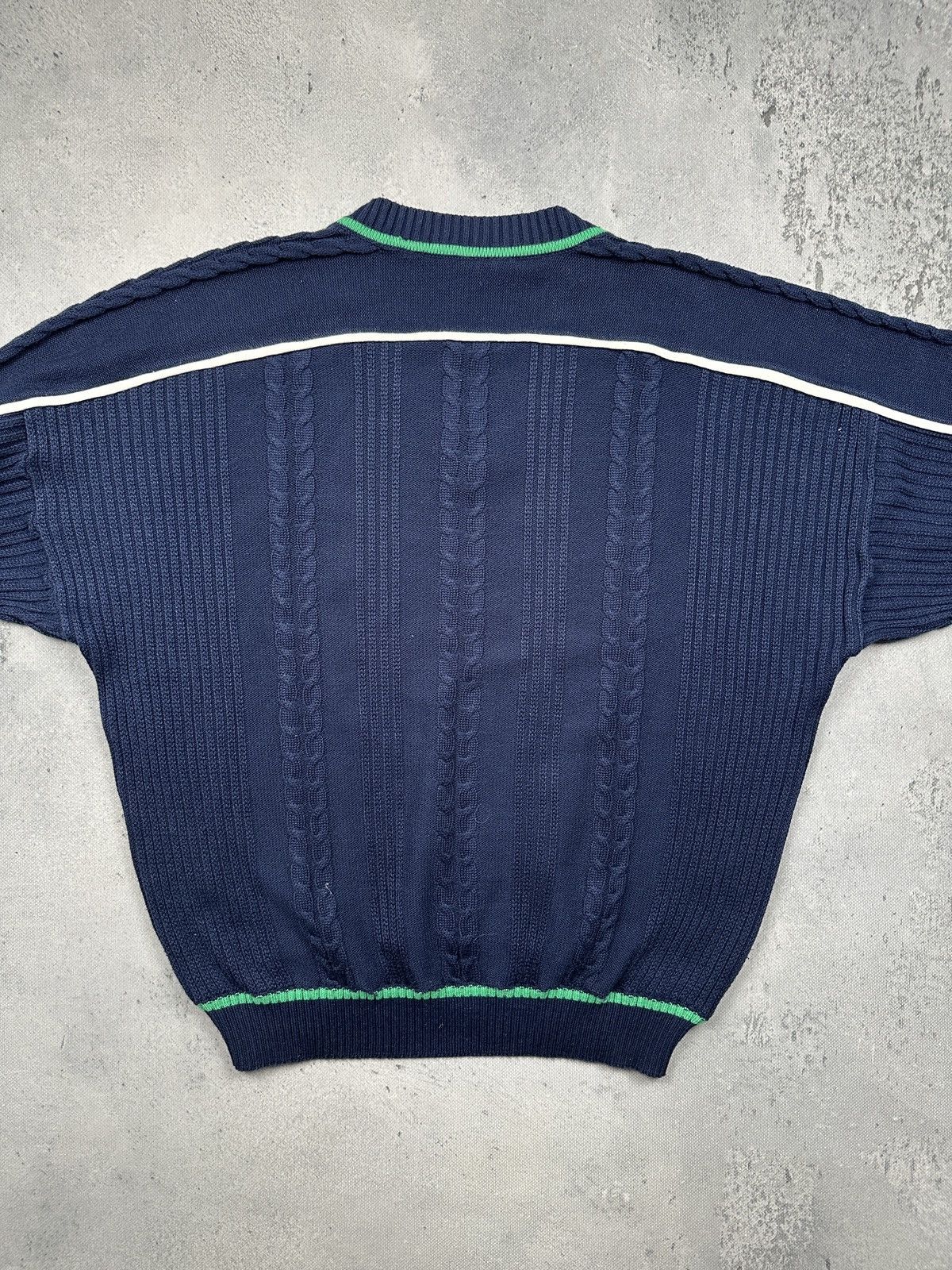Adidas Vintage Adidas Exclusive Club Cable Knit Sweater Germany 80s Size US XL / EU 56 / 4 - 9 Thumbnail