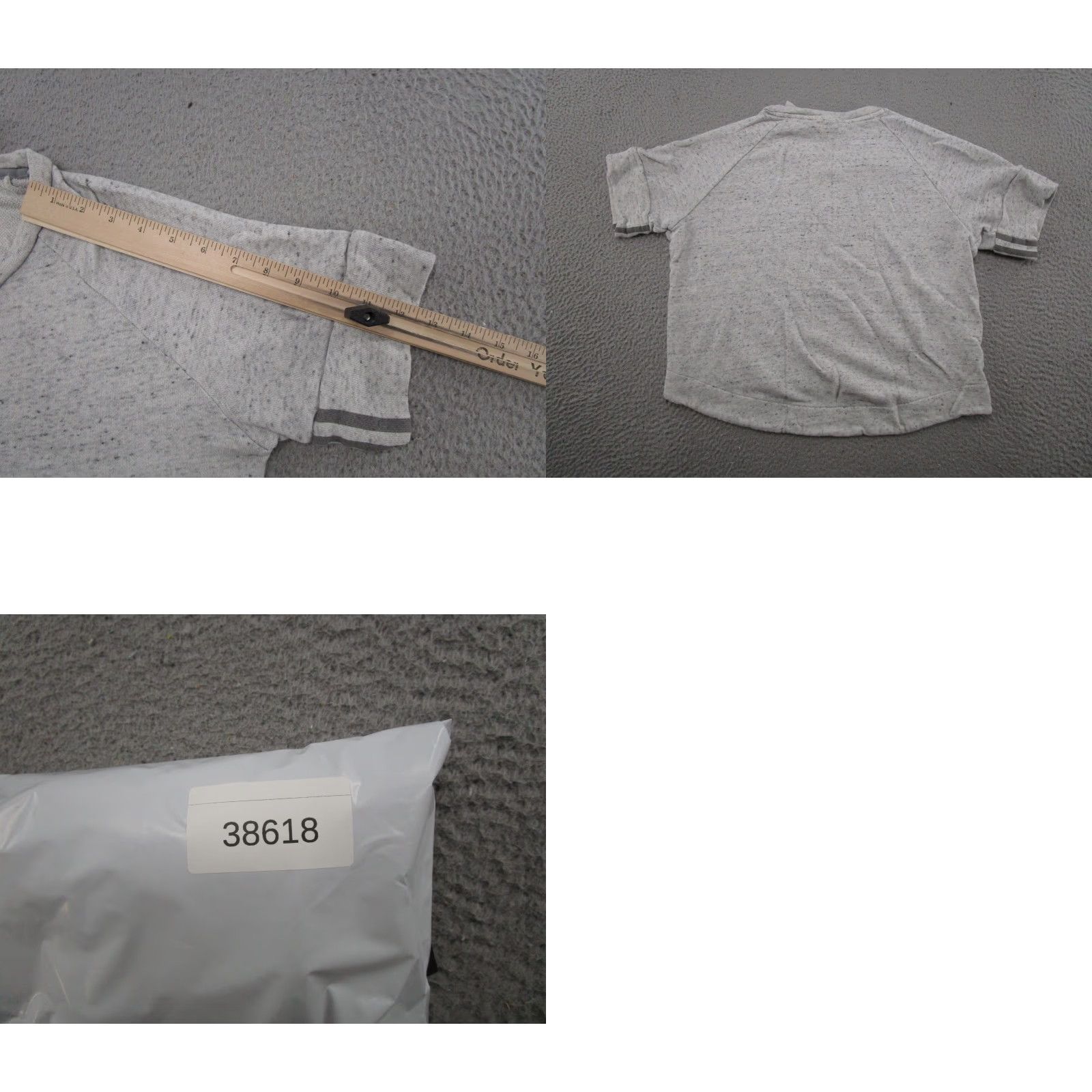 Adidas Adidas Sweatshirt Street Crop Short Sleeve Sport Gray L Women Pullover Activewear Casual Sports Size L / US 10 / IT 46 - 8 Thumbnail