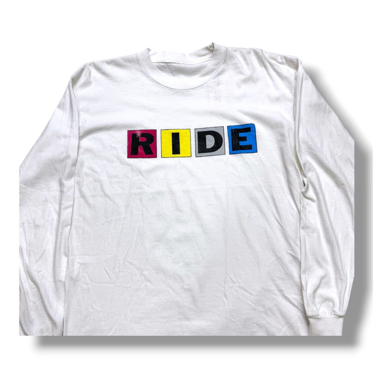 Nirvana Rare RIDE Band Long Sleeve 1992 Original Vintage Size US XL / EU 56 / 4 - 1 Thumbnail
