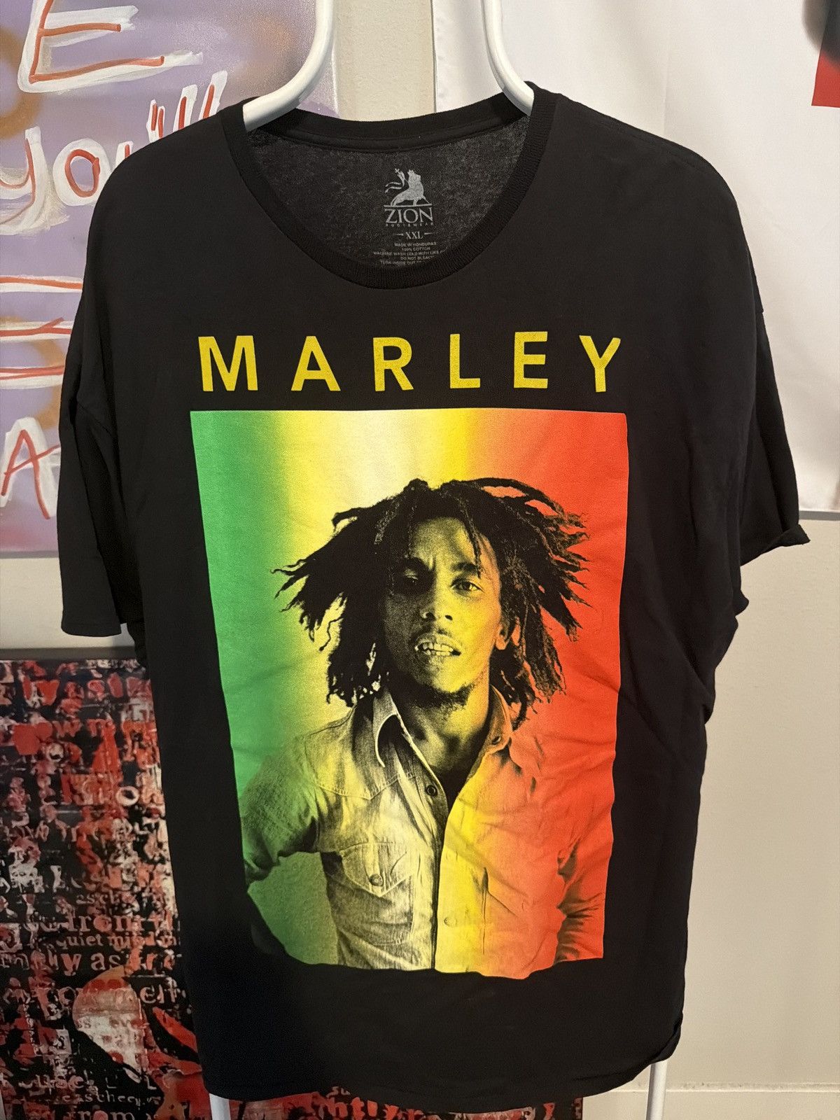 Zion Rootswear Bob Marley Tee Size US XXL / EU 58 / 5 - 1 Thumbnail