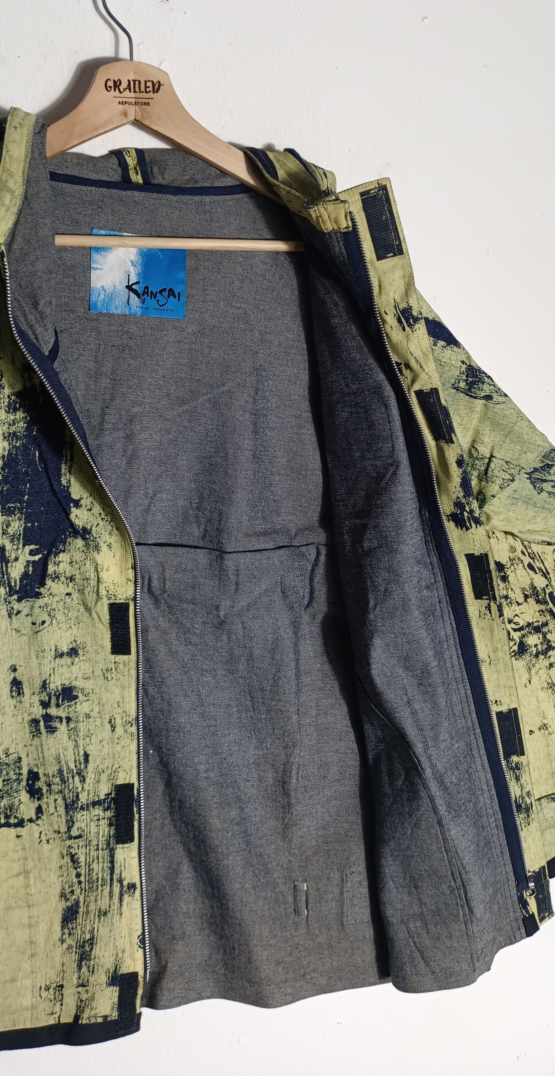 Kansai Yamamoto Vintage 90’s kansai Denim Jacket Size US L / EU 52-54 / 3 - 4 Thumbnail