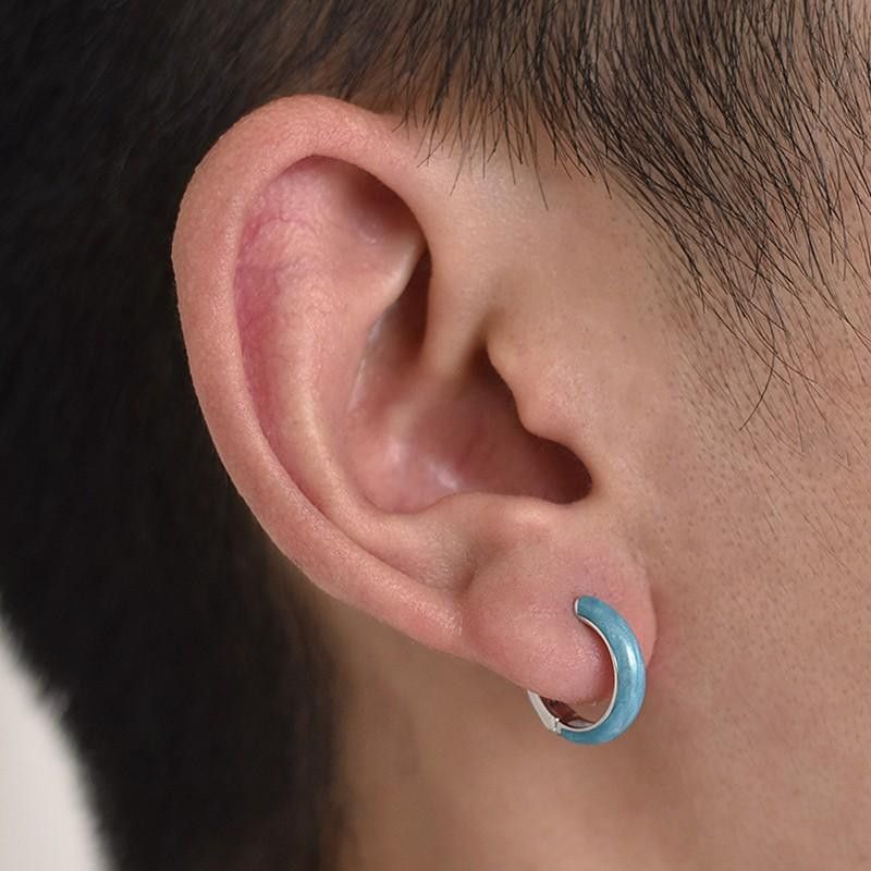 Jewelry × Sterling Silver Matchless Earrings One Pairs Chrome Jewelry Size ONE SIZE - 3 Thumbnail