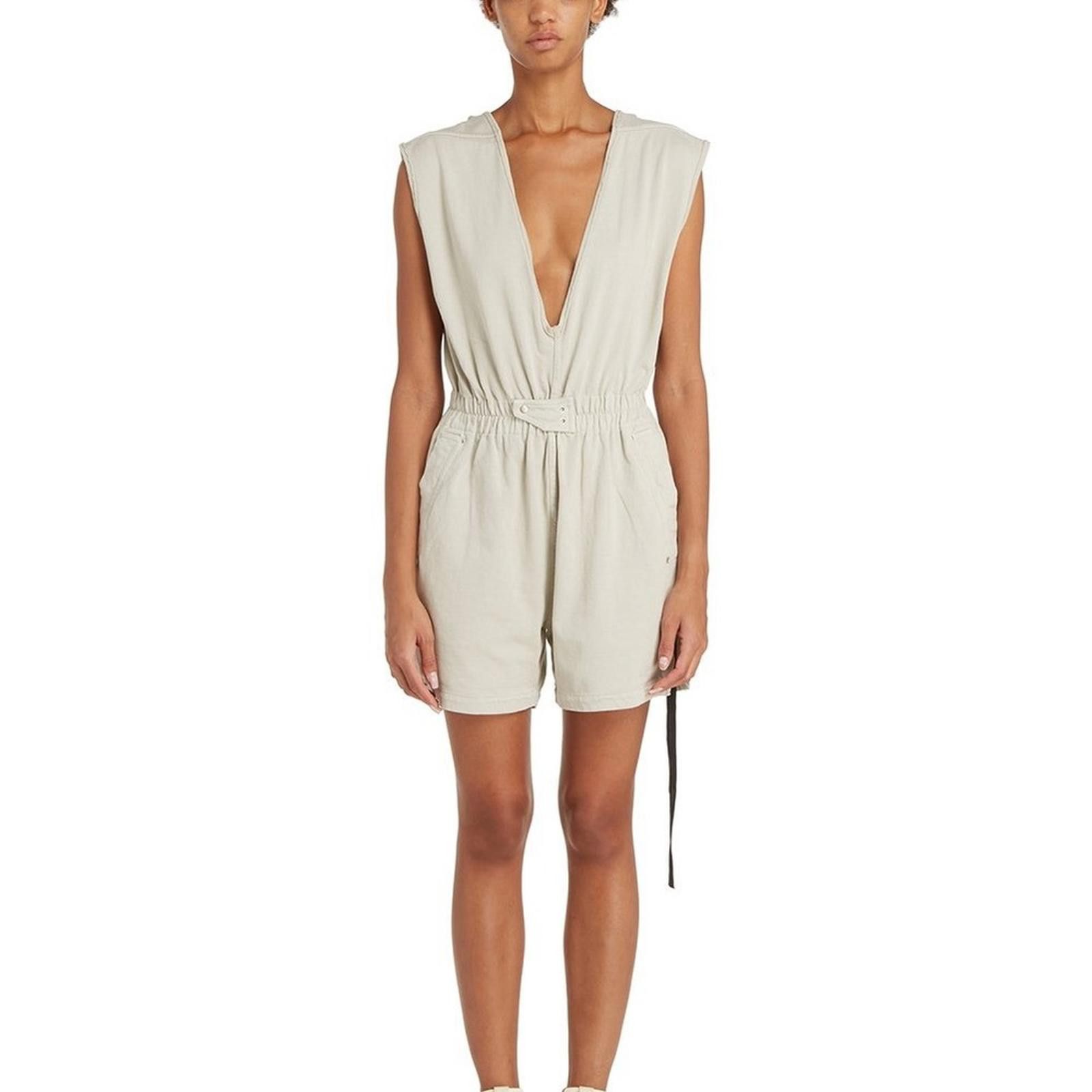 Rick Owens Drkshdw Drkshdw by Rick Owens Women's Sleeveless V-Neck Romper Size 32" / US 10 / IT 46 - 3 Thumbnail
