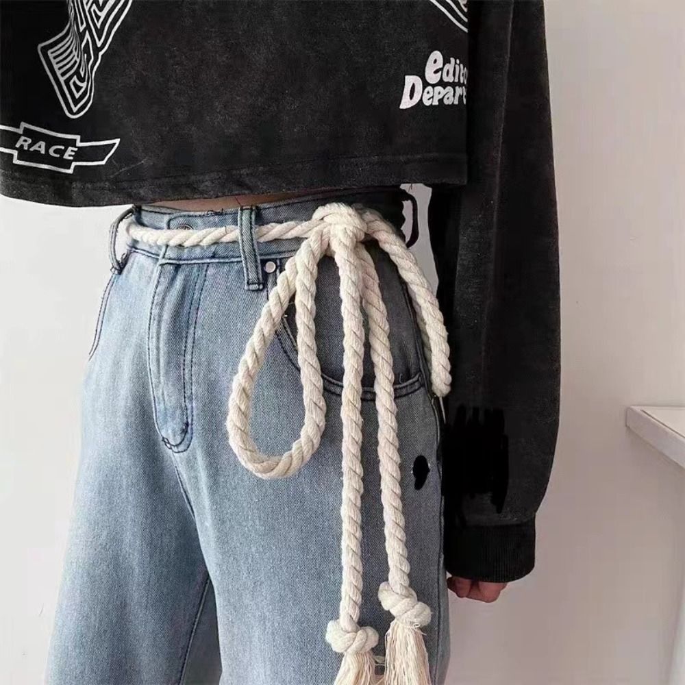 Japanese Brand × Vintage Rope Belt Women Size ONE SIZE - 2 Thumbnail