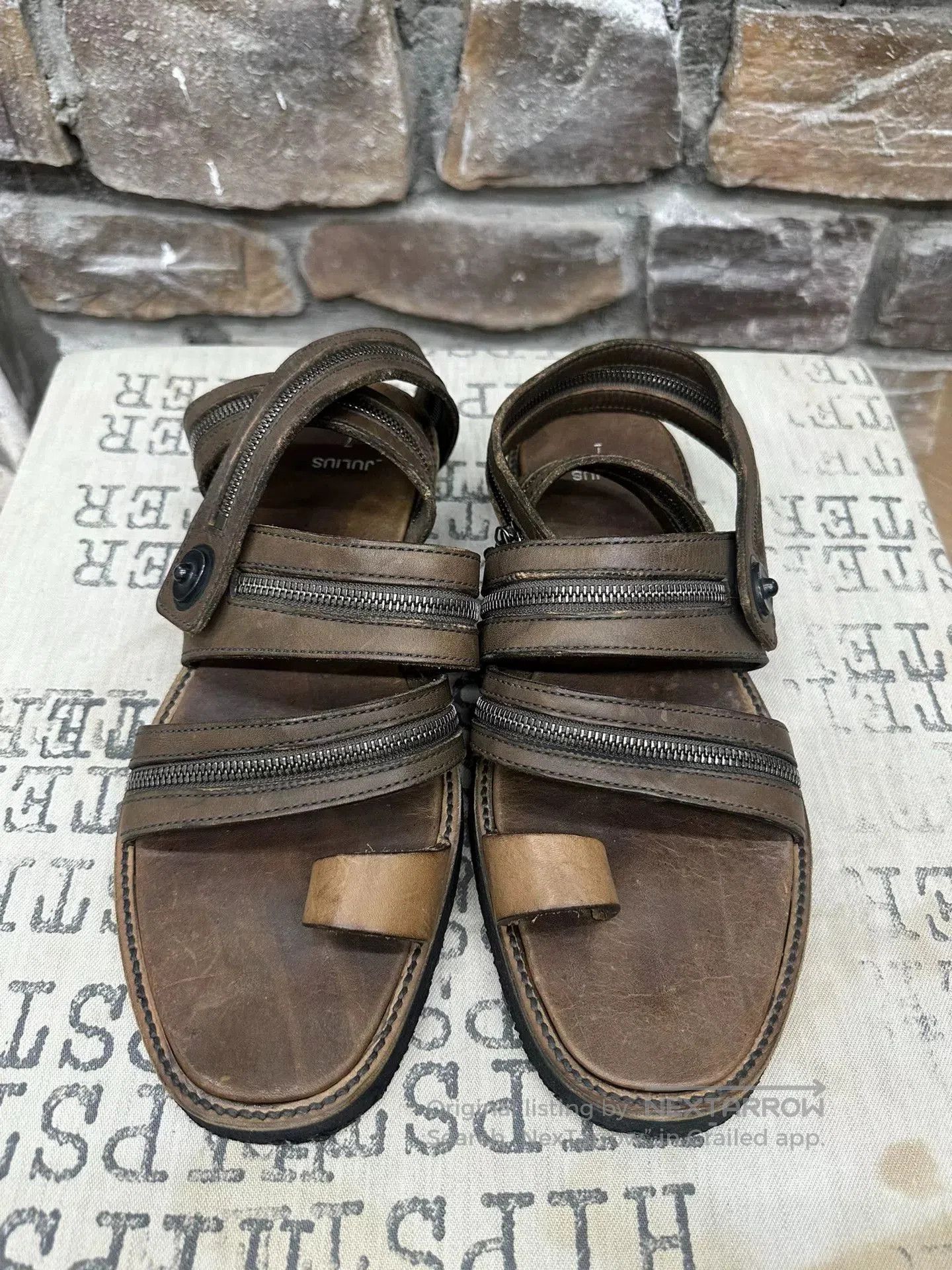 Julius Julius Zipper Strap Sandals. Size US 5 / EU 37 - 2 Thumbnail