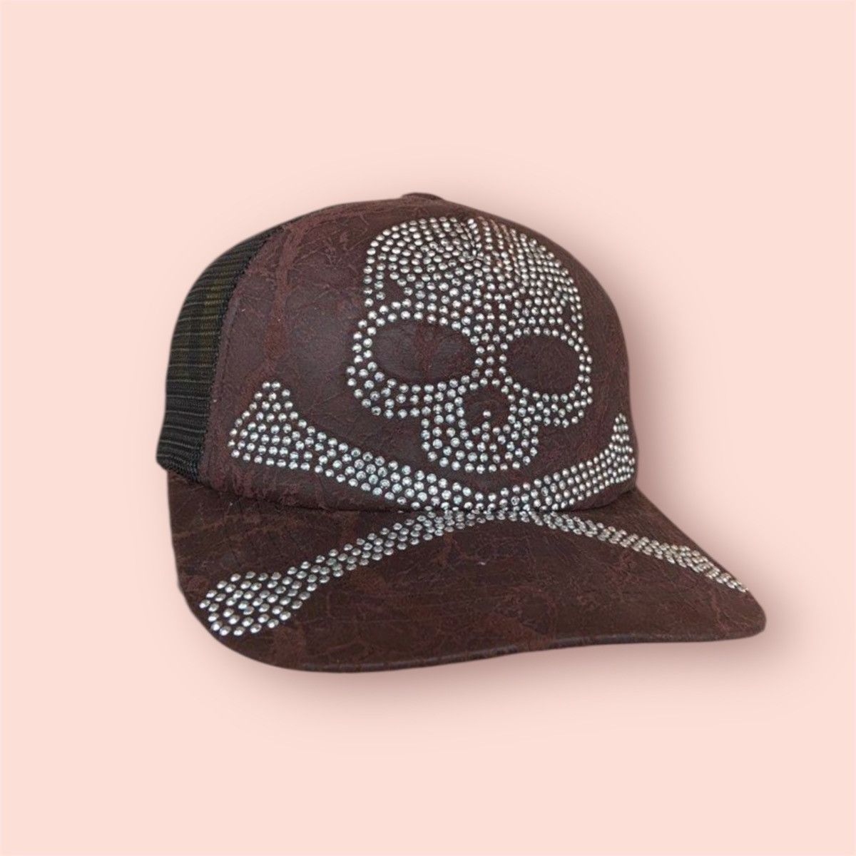 Seditionaries VINTAGE Y2k JAPAN BIG SKULL TRUCKER HAT Size ONE SIZE - 1 Thumbnail