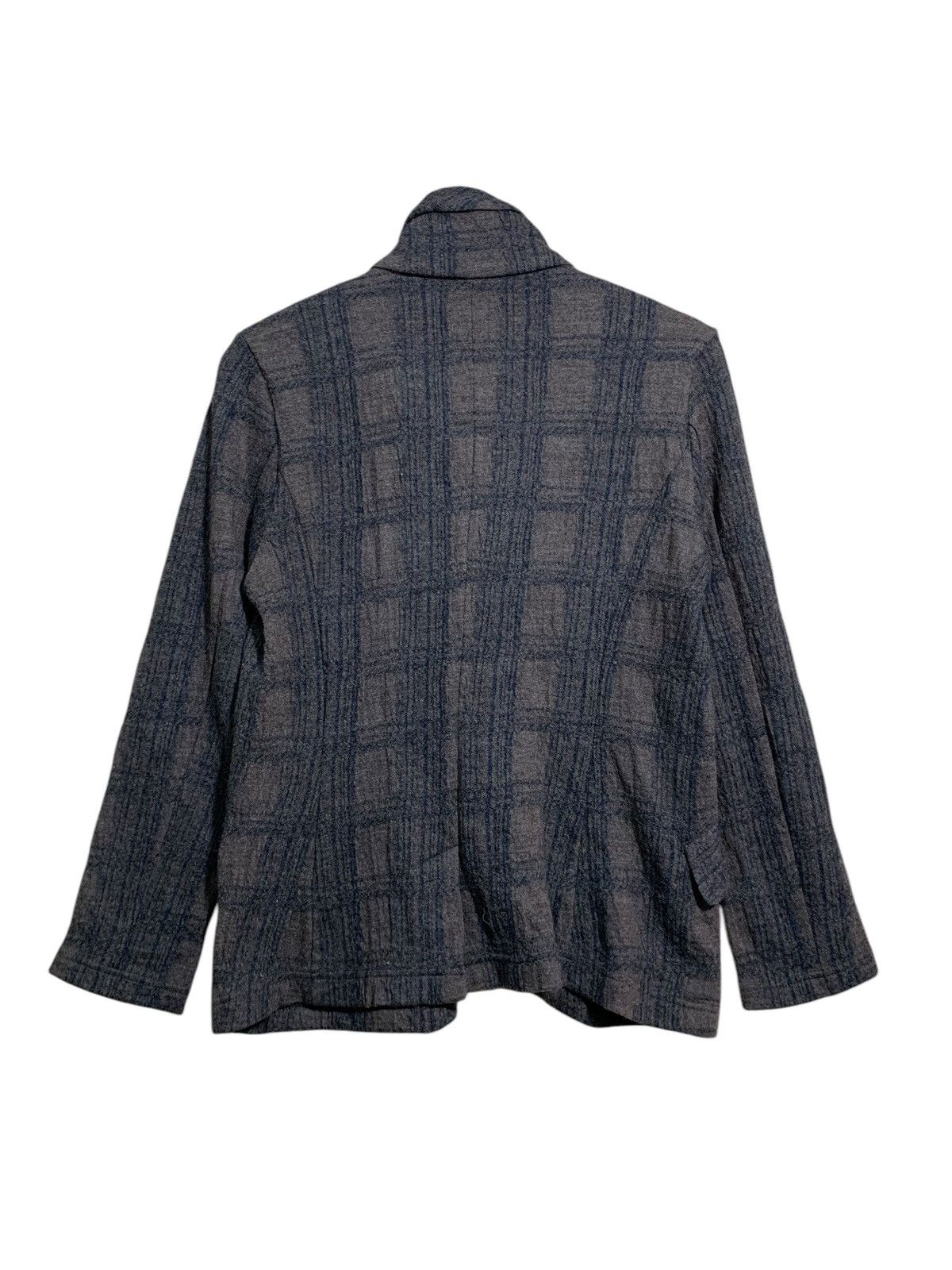 Issey Miyake 🔥ISSEY MIYAKE PLANTATION WOOL TARTANS JACKET Size M / US 6-8 / IT 42-44 - 6 Thumbnail
