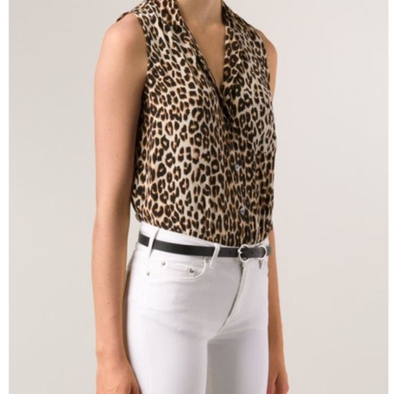 Equipment Equipment Keira Underground Leopard Print Tank Top S Size S / US 4 / IT 40 - 1 Thumbnail
