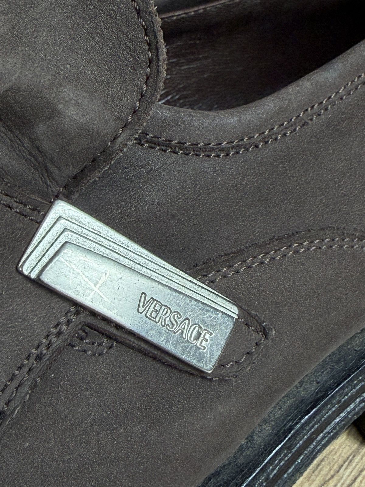 Versace Gianni Versace Vintage Nubuck Loafers Size US 6.5 / EU 39-40 - 16 Thumbnail