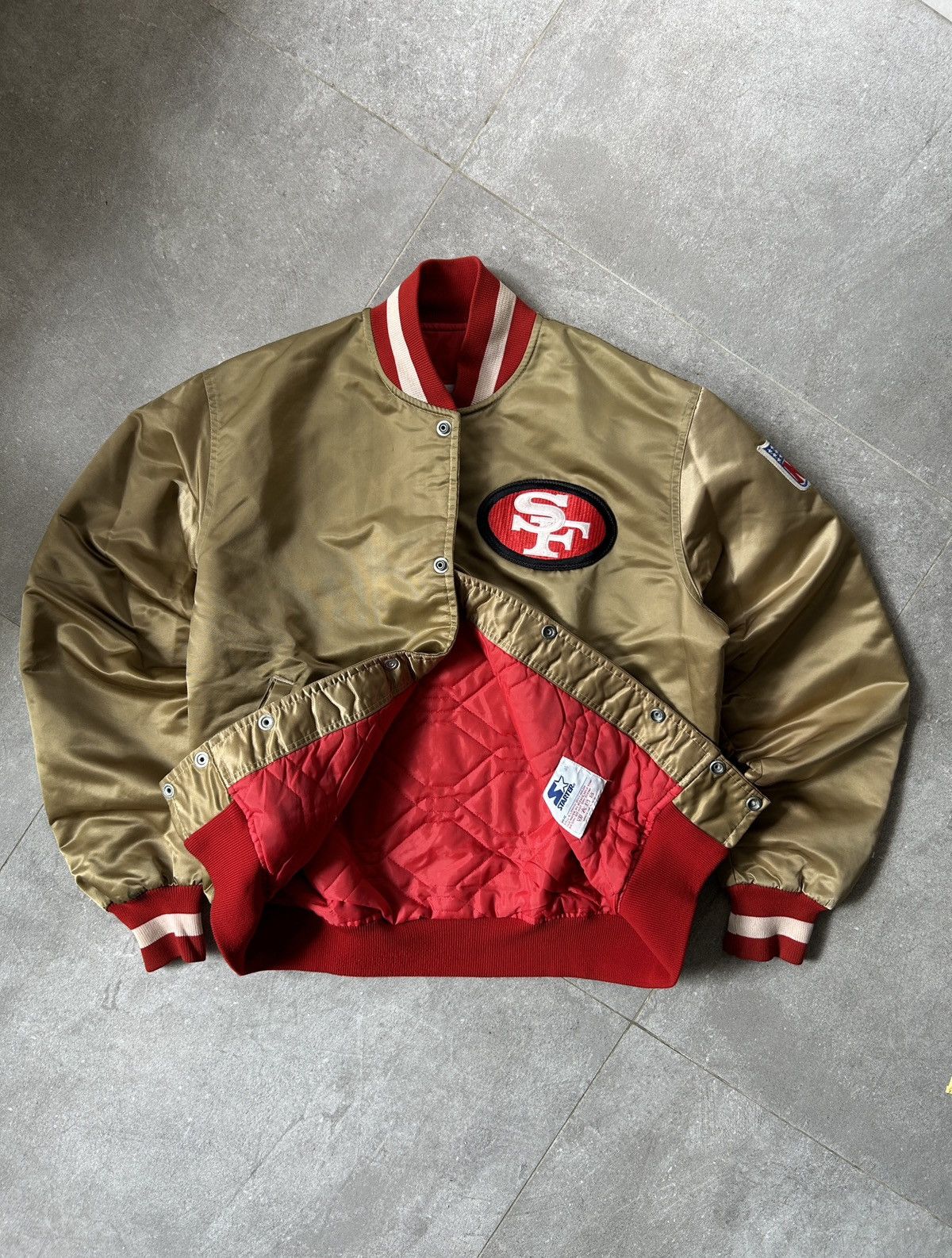 Starter Vintage NFL Starter 49ers Bomber Jacket Size US M / EU 48-50 / 2 - 3 Thumbnail