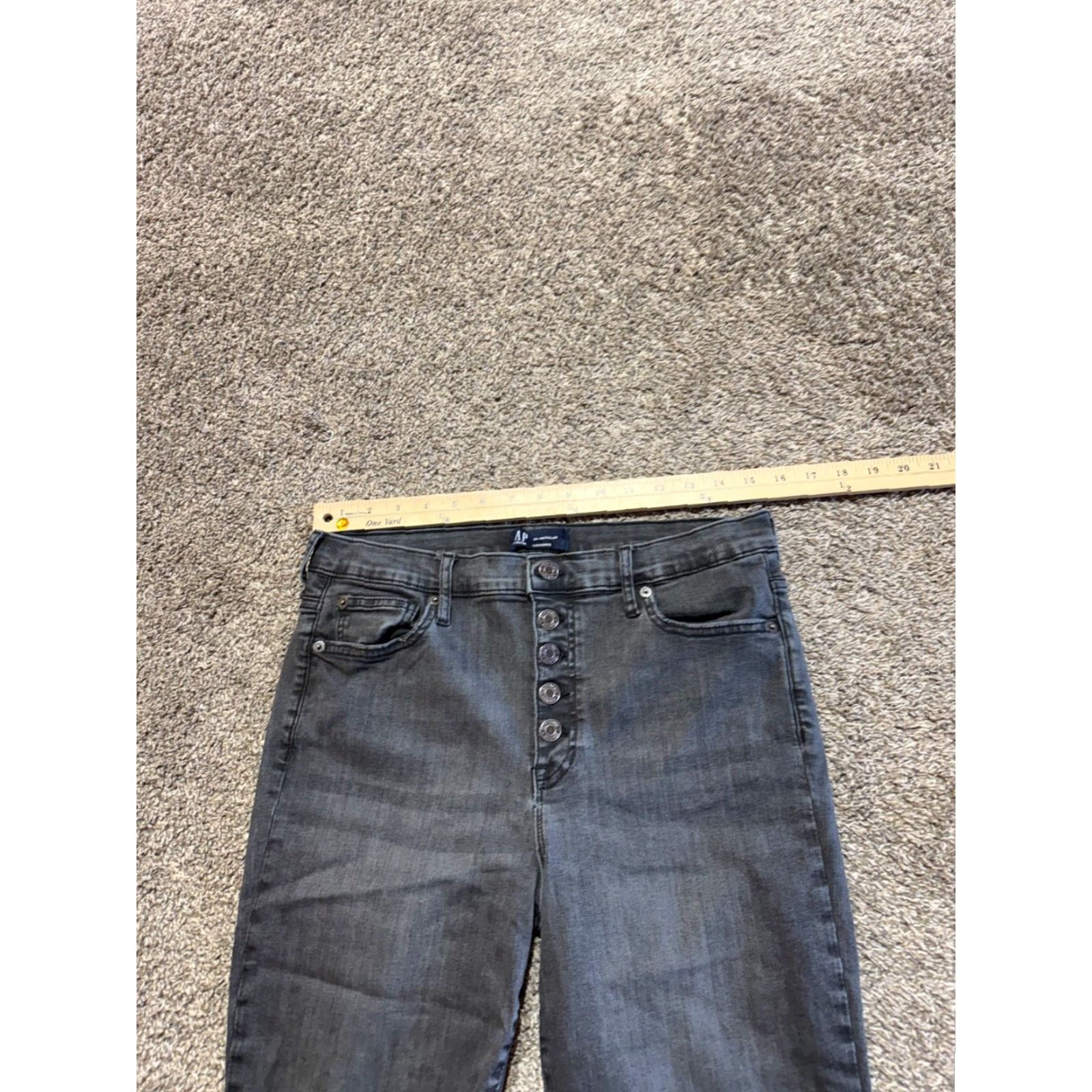 Gap Gap Jeans Legging Women Slim Denim Ankle Charcoal Gray Size 30 2072 Women Size 30" / US 8 / IT 44 - 5 Thumbnail