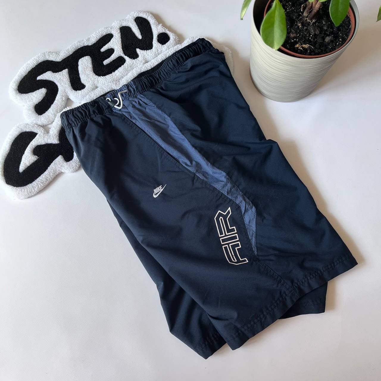 Nike × Vintage Vintage Nike Air Nylon Shorts Size XL Size US 34 / EU 50 - 2 Thumbnail