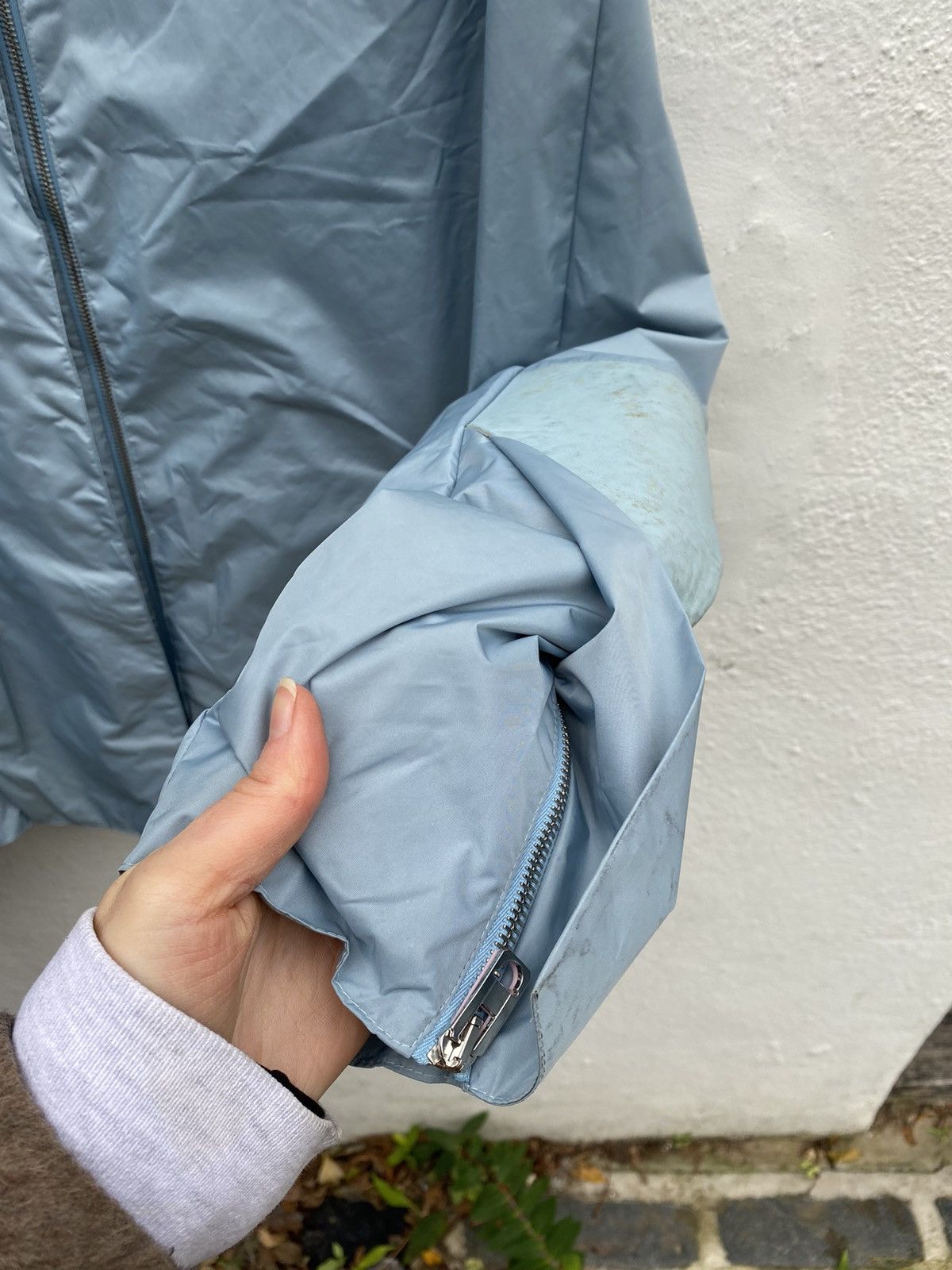 Balenciaga Balenciaga Paris SS12 Pale Blue Windbreaker Size US M / EU 48-50 / 2 - 11 Thumbnail