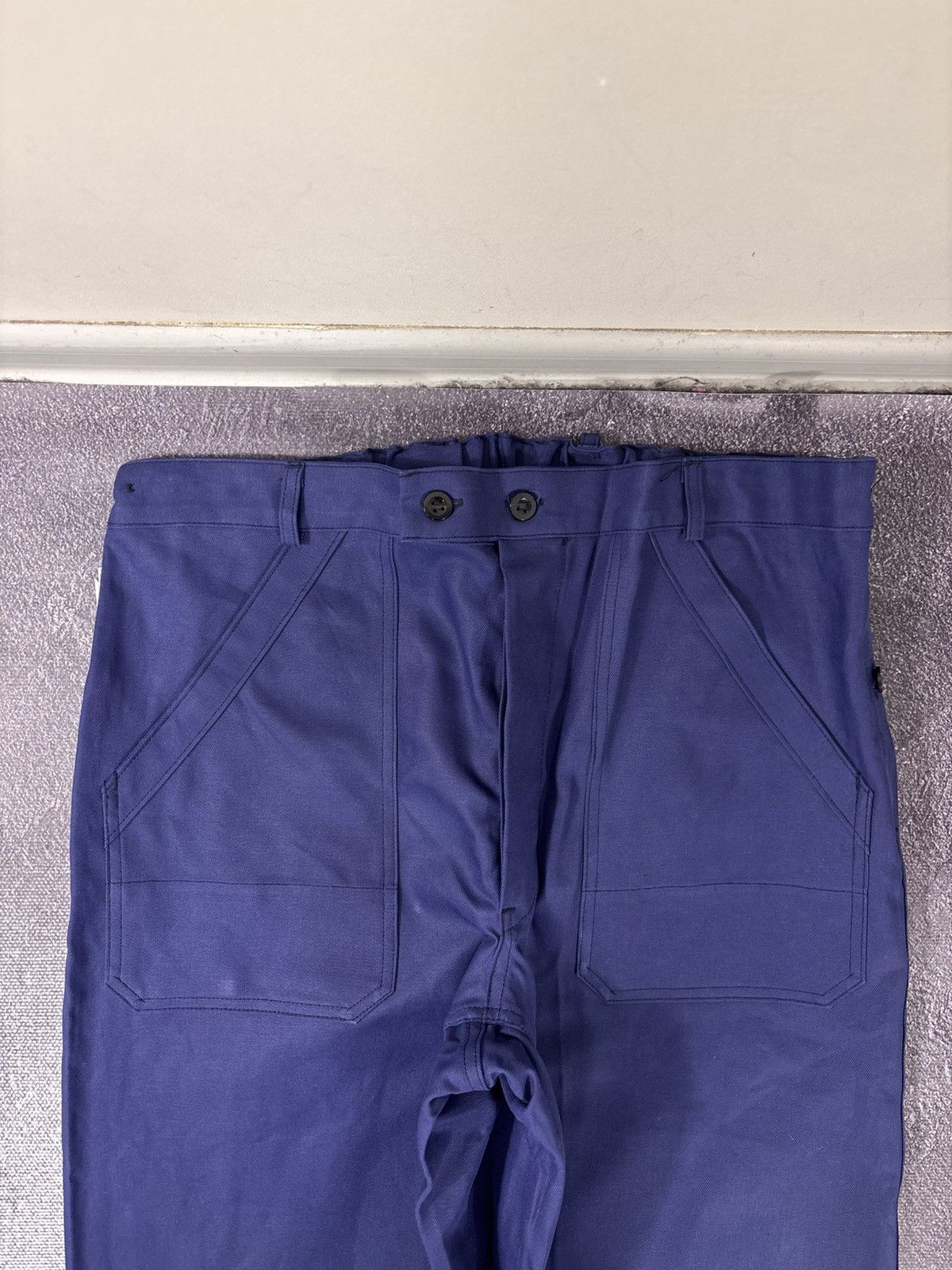 Other Vintage Sanfor French Workwear Pants 60s Cotton Twill Size US 38 / EU 54 - 5 Thumbnail
