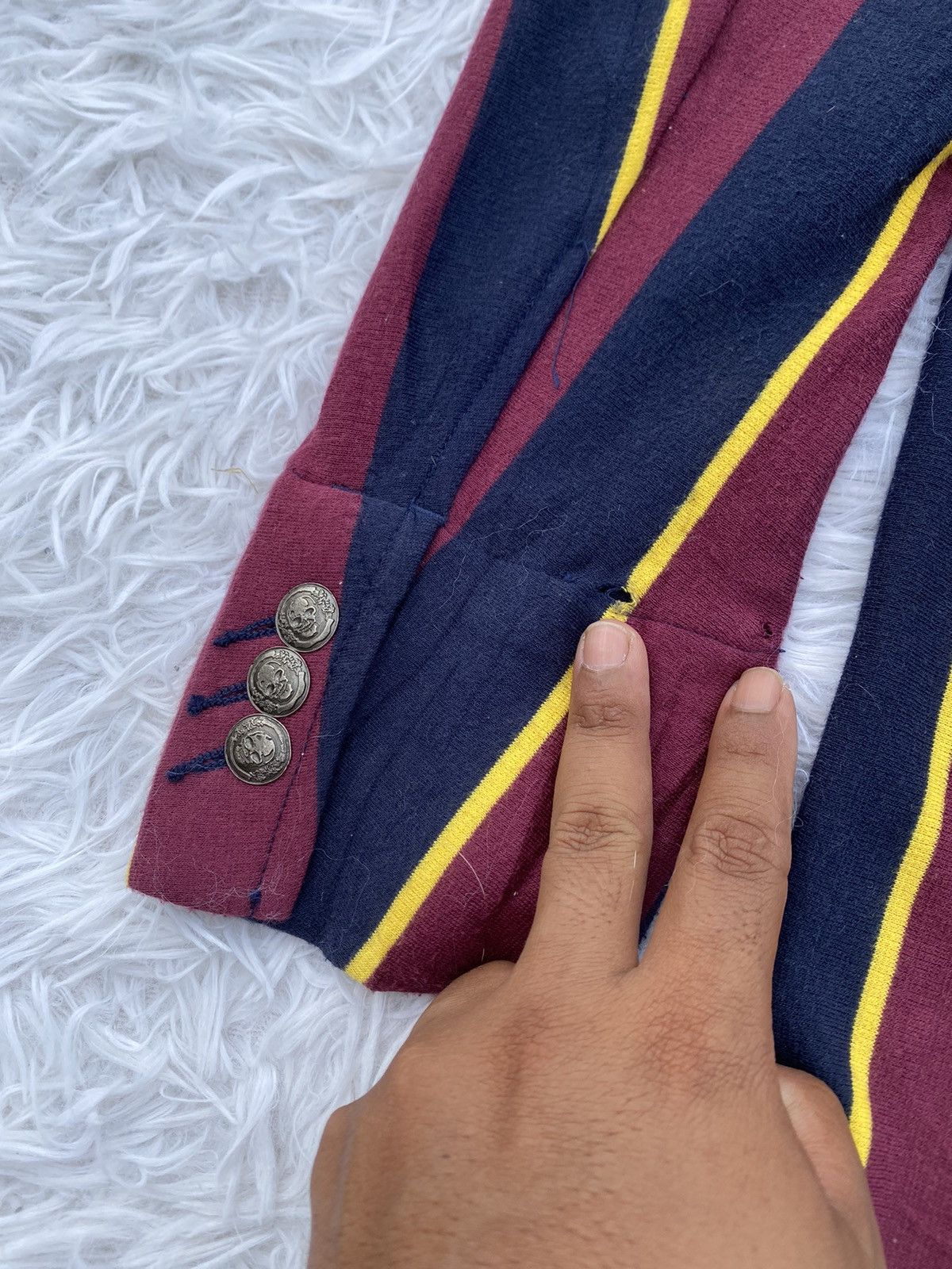 PPFM Rare Vintage PPFM Stripes Long Jacket/ Blazer Size US M / EU 48-50 / 2 - 19 Thumbnail