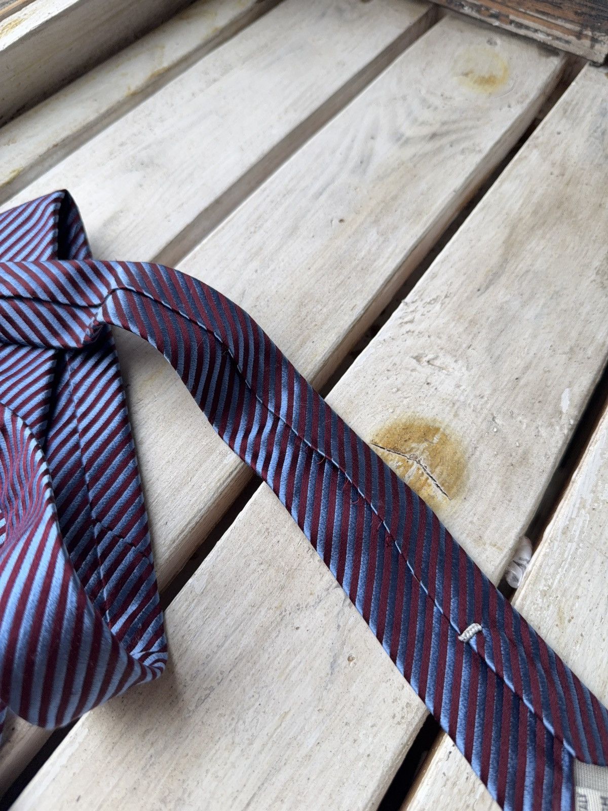 Mercedes-Benz Maybach Designer Tie – Luxury Striped Menswear Accessory Size ONE SIZE - 7 Thumbnail