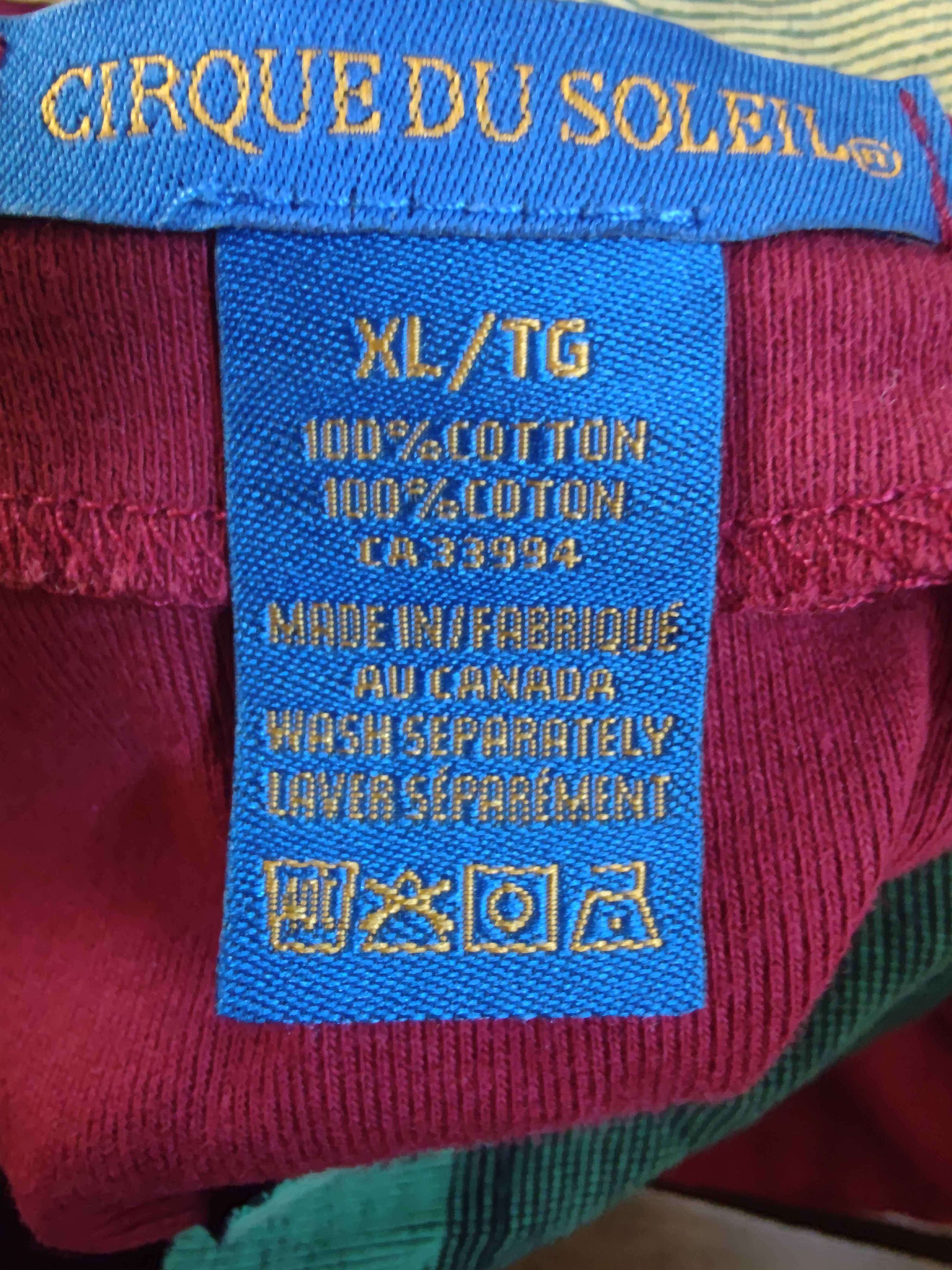 Vintage CIRQUE DU SOLEIL Size XL / US 12-14 / IT 48-50 - 5 Thumbnail