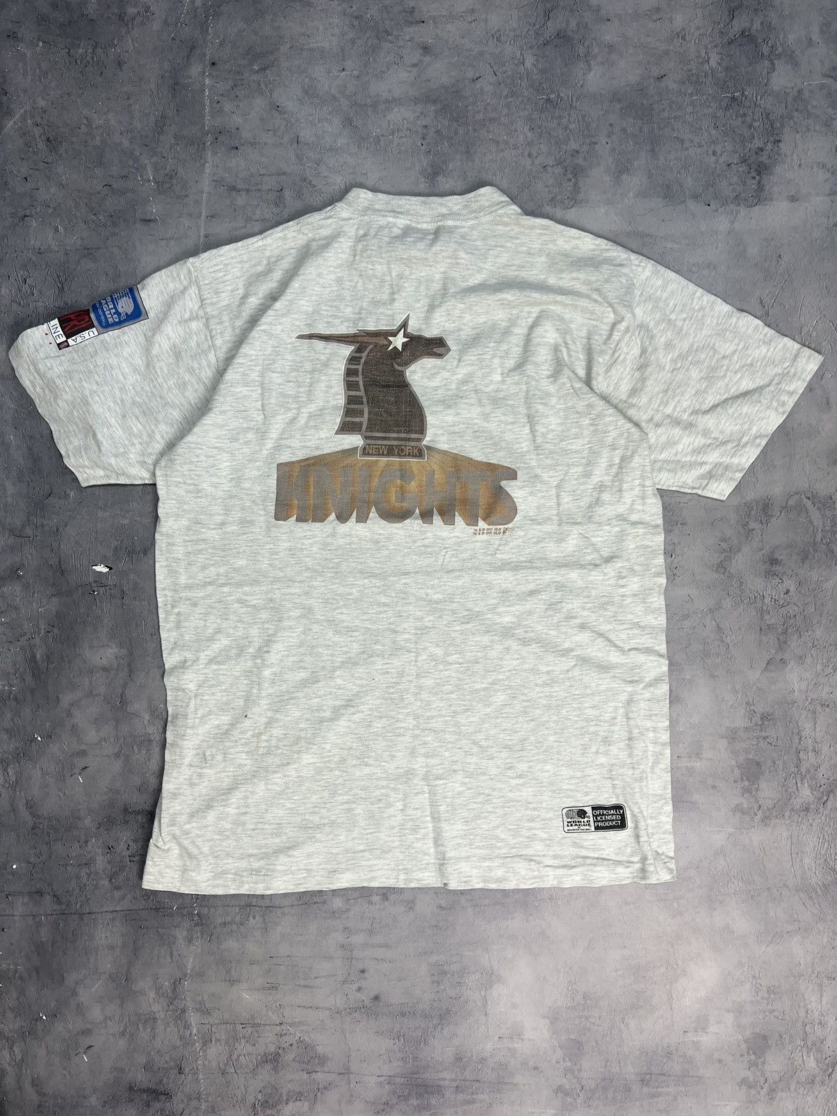 NFL × Vintage Rare Knight New York Jersey 1991 Vintage Men's T-Shirt Size US XL / EU 56 / 4 - 7 Thumbnail