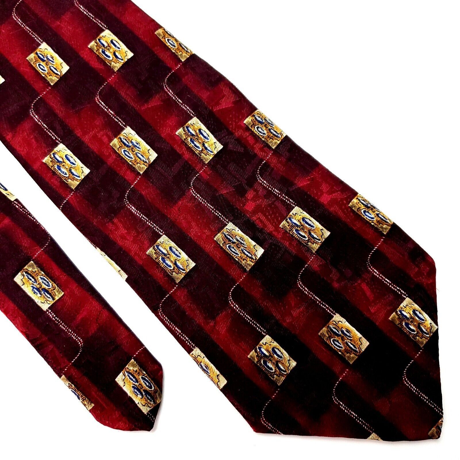 Robert Talbott Robert Talbott Studio Silk Tie Print Red USA Hand Sewn Size ONE SIZE - 1 Thumbnail