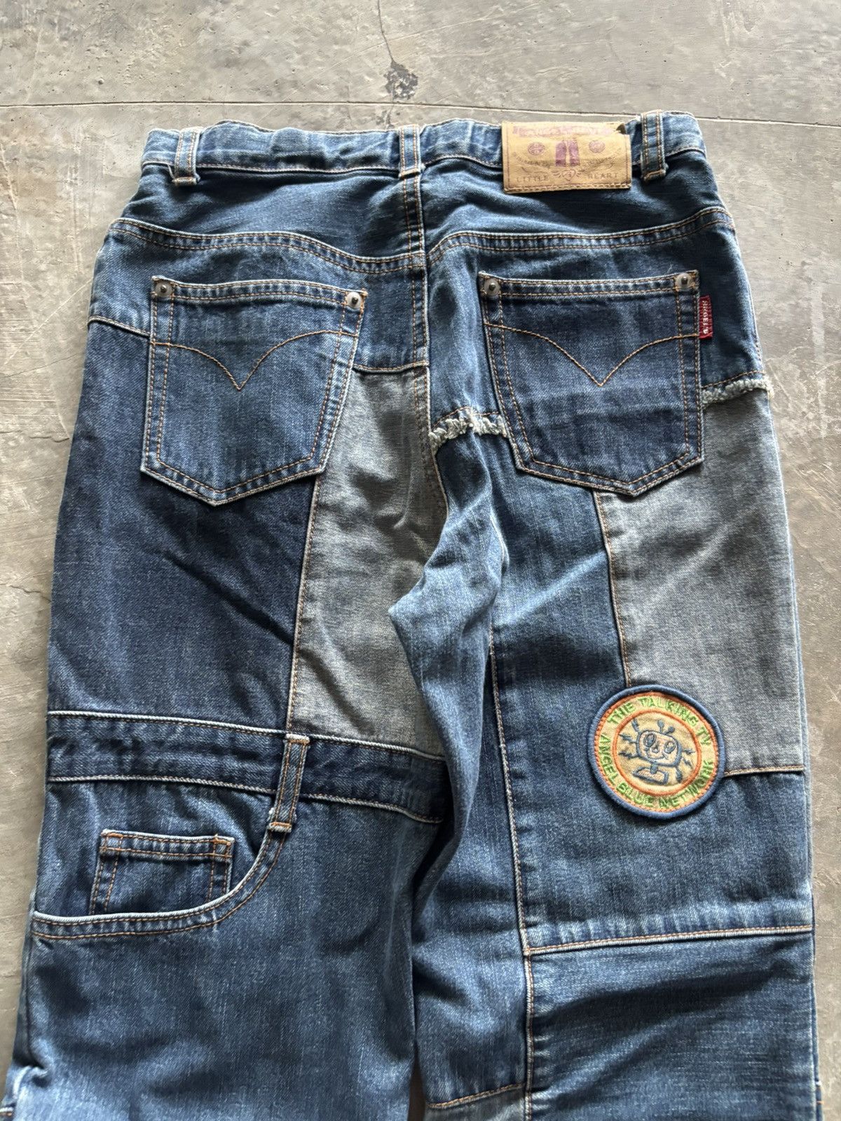 20471120 × Angel Blue × Hysteric Glamour ANGEL BLUE flare japanese reconstruct patches embroidery Size 26" / US 2 / IT 38 - 15 Thumbnail