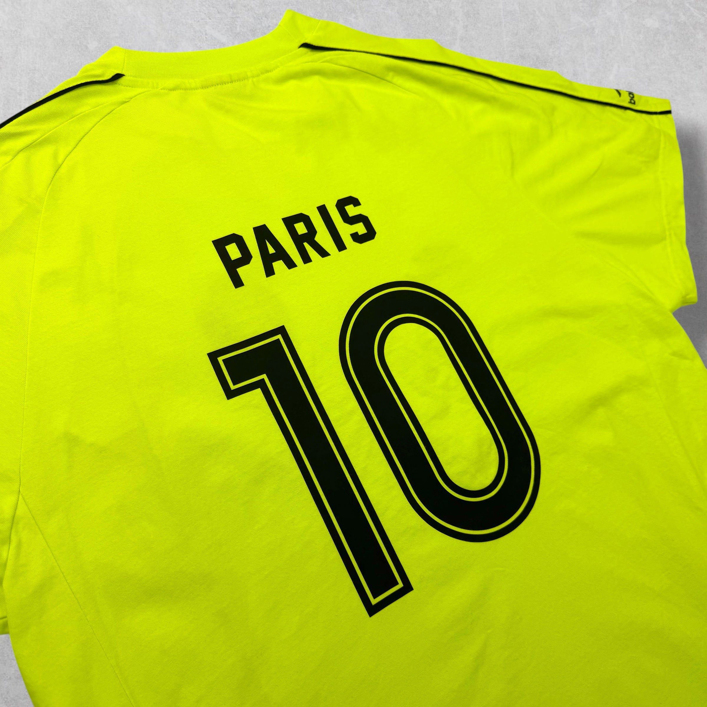 Balenciaga Balenciaga Paris Oversized Soccer Shirt Neon 1 (XL) Size US XL / EU 56 / 4 - 4 Thumbnail