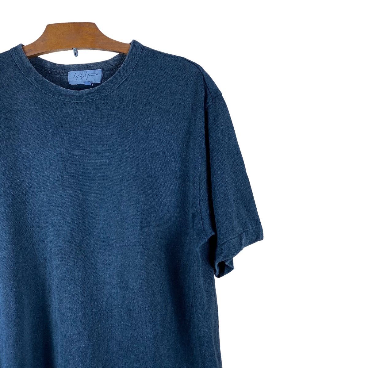 Y's × Yohji Yamamoto VINTAGE ICONIC YOHJI YAMAMOTO SIGNATURE RAMIE RAMIE TEE Size US L / EU 52-54 / 3 - 6 Thumbnail