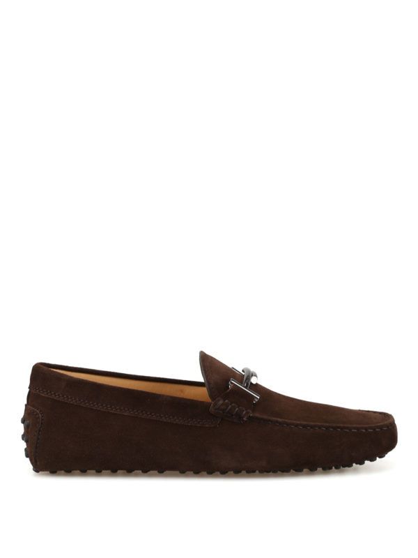image of Tods O1Lxy1Mk0524 Loafers In Dark Brown, Men's (Size 12)
