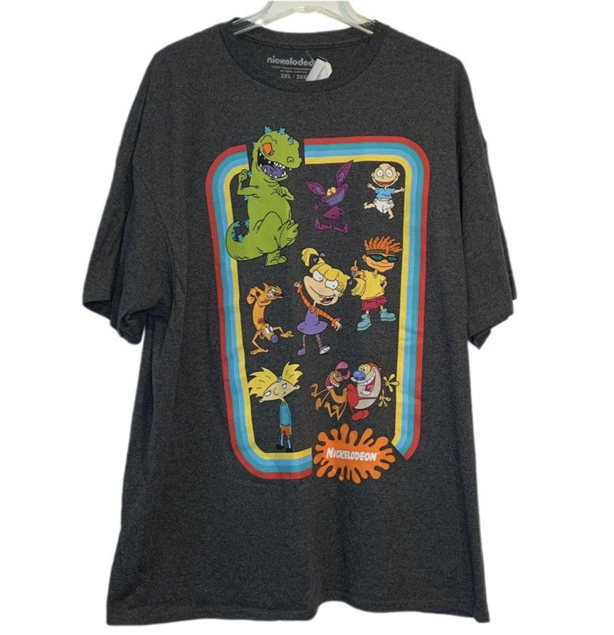 Nickelodeon T-shirt da uomo Big & Tall Icarly Group, nero, 3XL