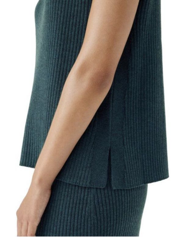 Eileen Fisher Eileen Fisher Merino Turtleneck Wool Sweater Alpine ( 3X ) Size ONE SIZE - 5 Thumbnail