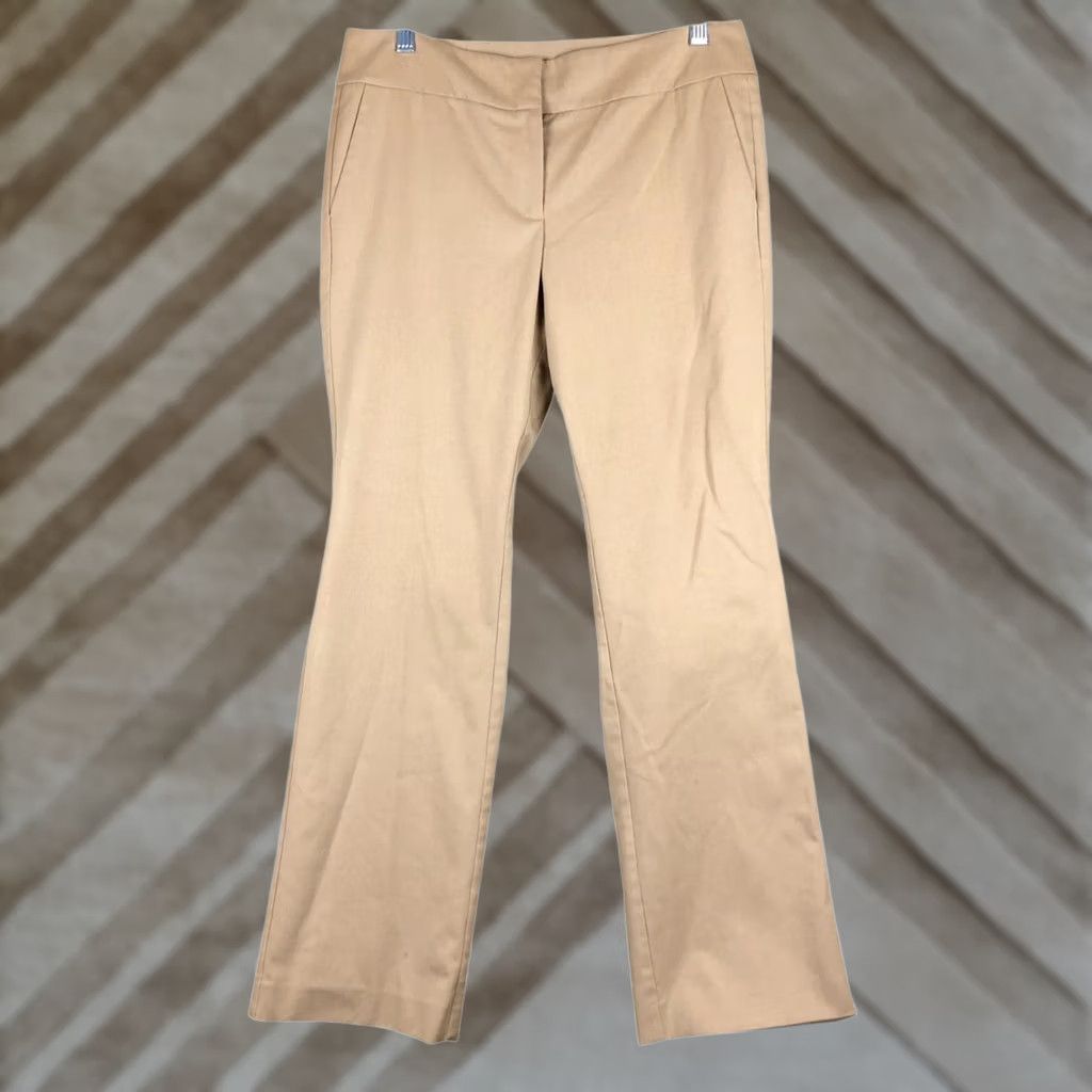 Ann Taylor Ann Taylor LOFT Dress Pants Brown Petite Signature Lined Wool Blend Stretch 6P Women’s Pants Buttery with 6P size Size 28" / US 6 / IT 42 - 1 Thumbnail