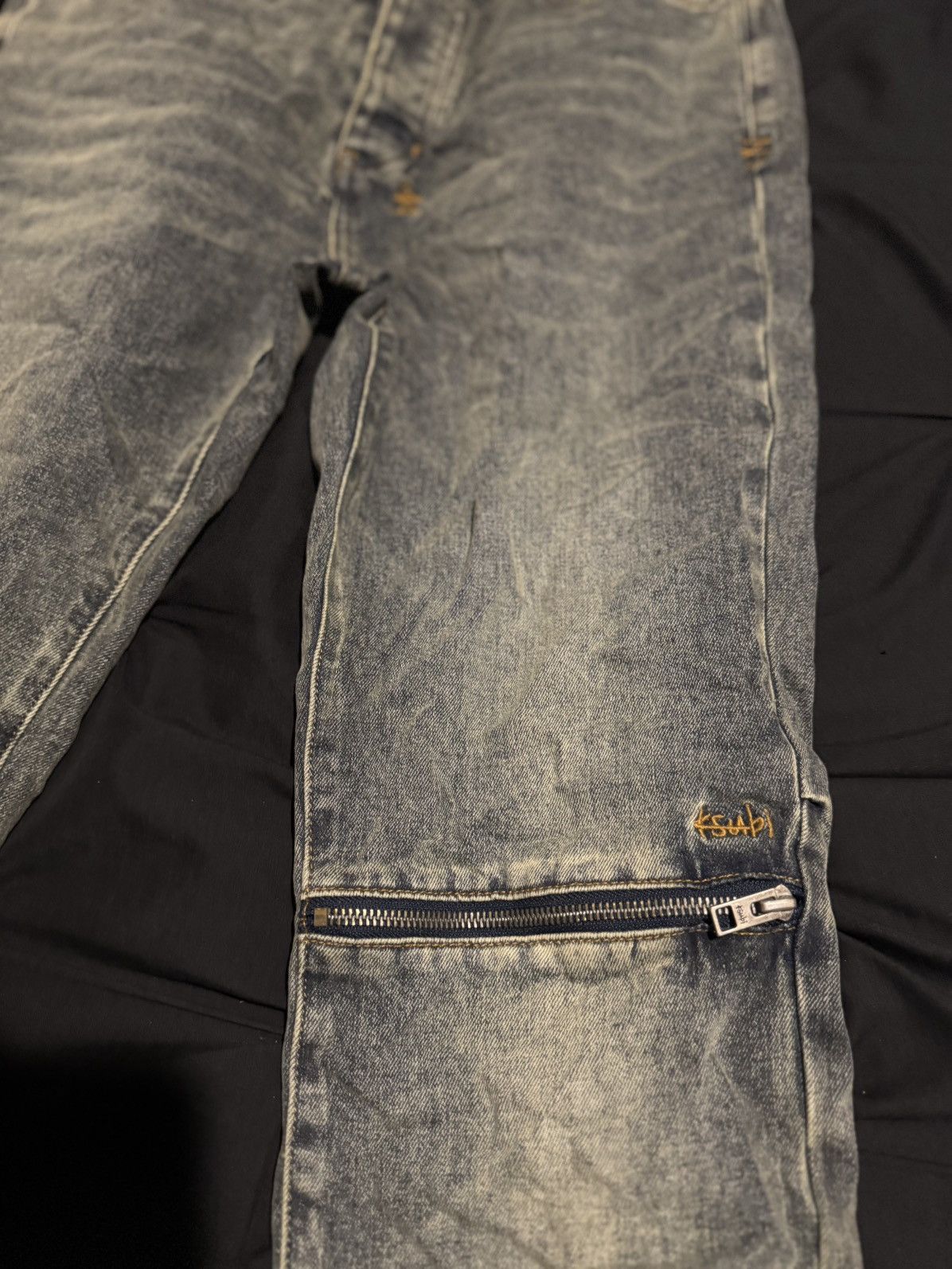 Ksubi Ksubi Chitch Stage Dive Caged Denim 32 Size US 32 / EU 48 - 2 Thumbnail