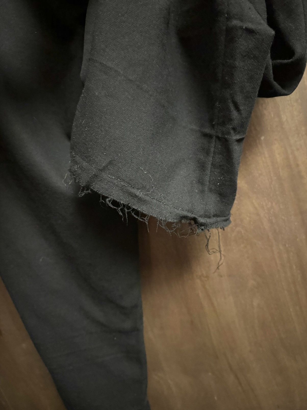 Rick Owens rick owens vintage black wool pants 44 it wo Size 30" / US 8 / IT 44 - 14 Thumbnail