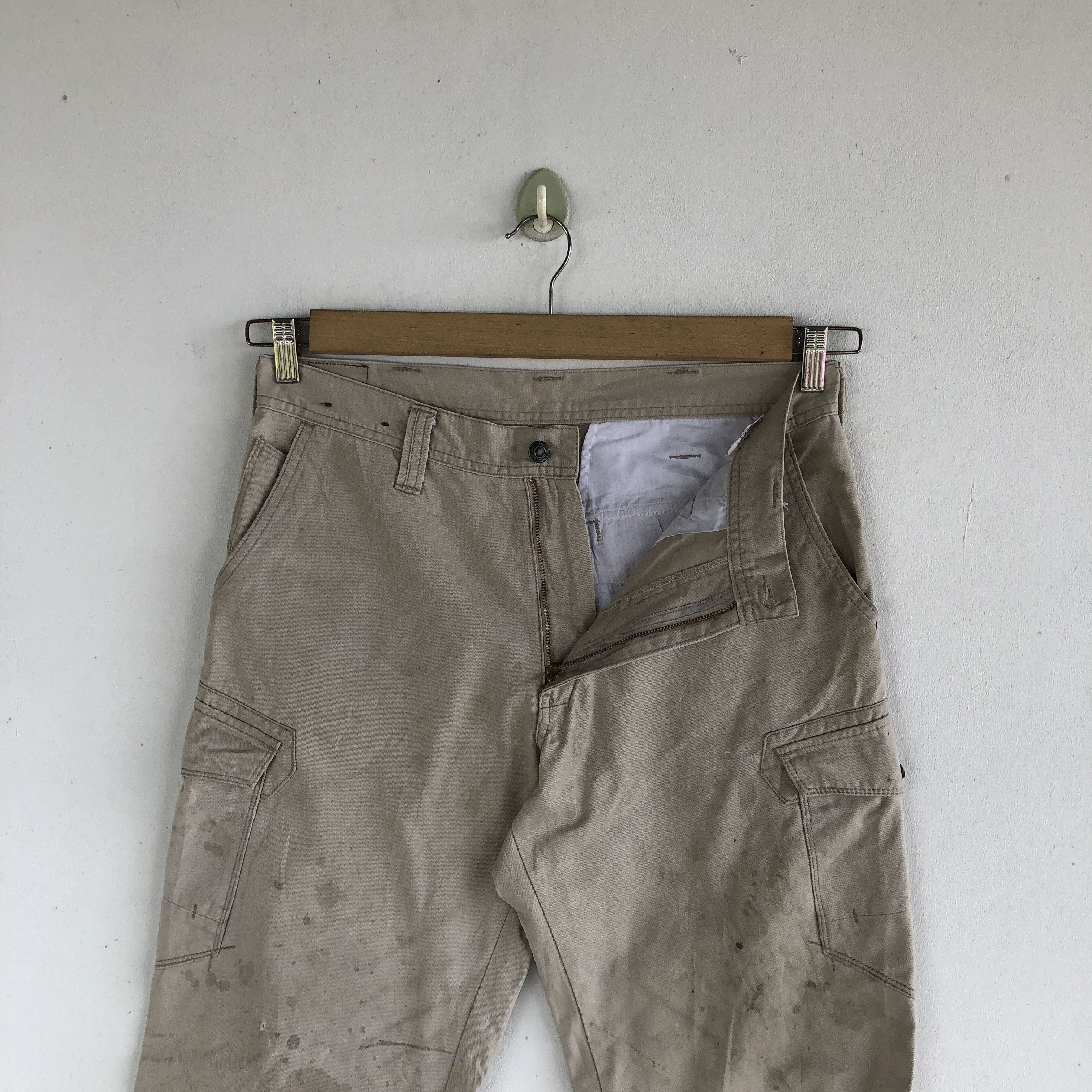 Japanese Brand Dirty Japanese Cargo Pants Multi Pockets Military Trousers Size US 30 / EU 46 - 5 Thumbnail