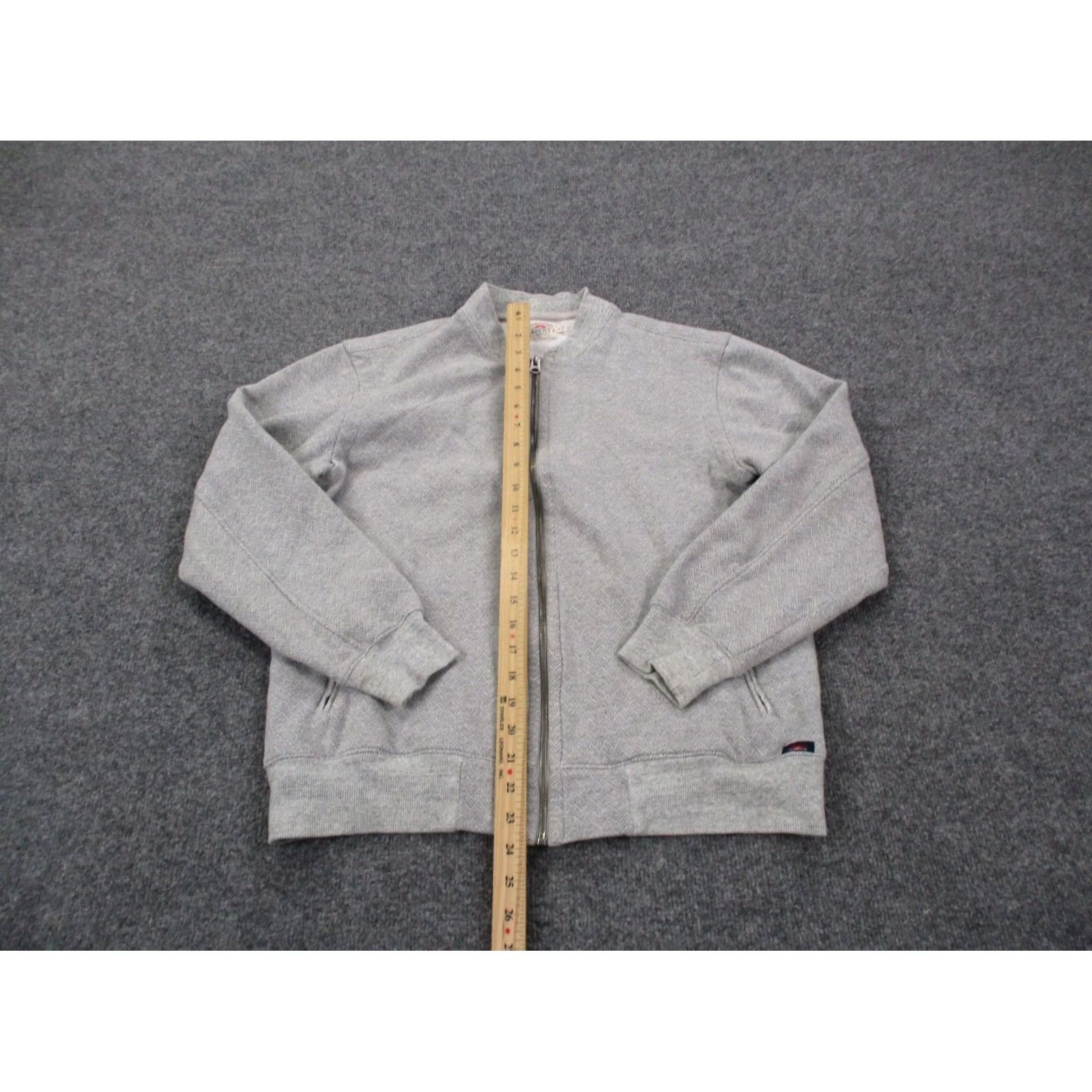 Faherty Faherty Jacket Mens M Gray Zip Solid Knit Windbreaker Outdoor Everyday Clothing? Size US M / EU 48-50 / 2 - 3 Thumbnail