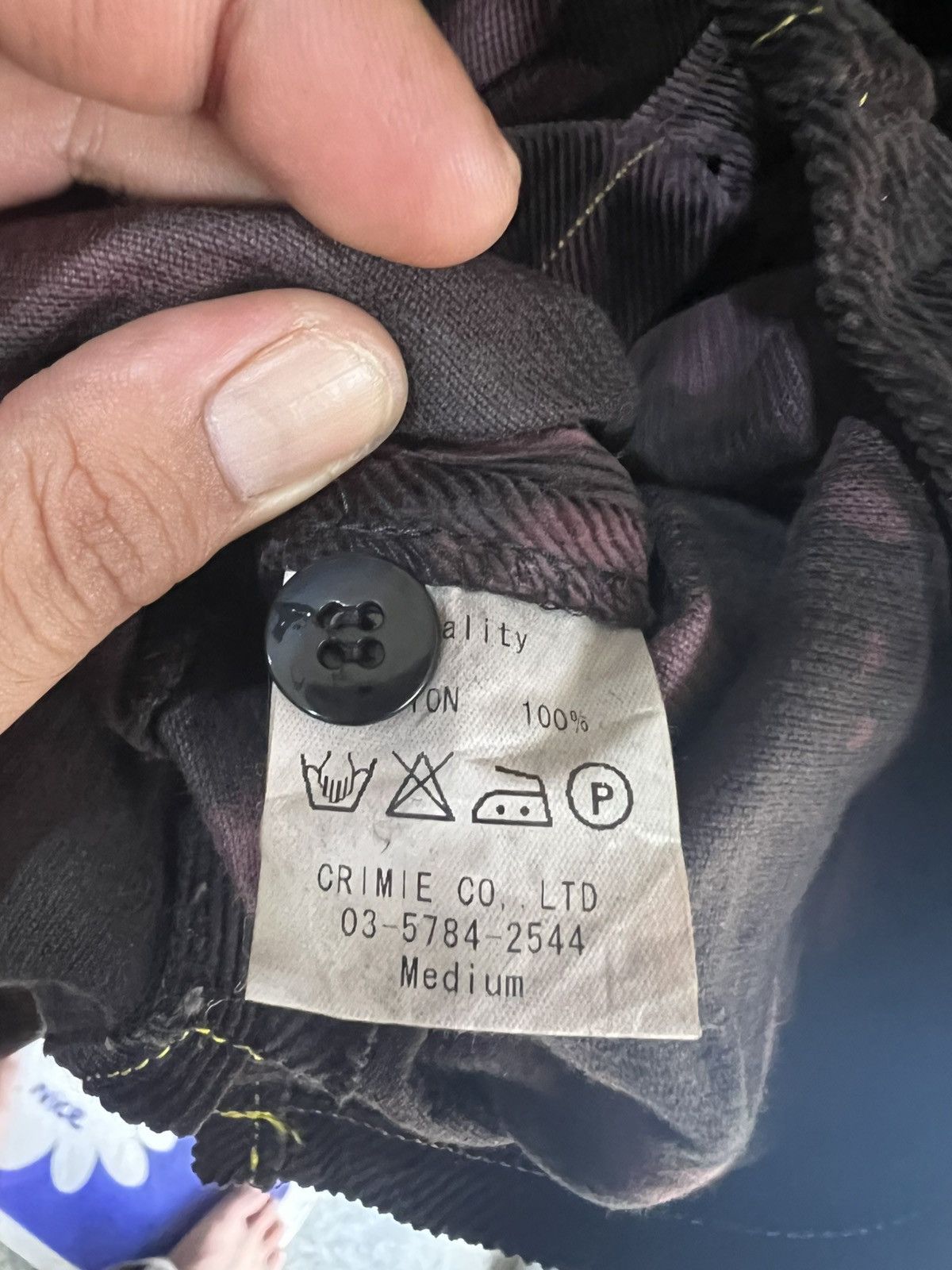 Other 🔥Rare Crimie Tokyo Color Bleach Corduroy Shirts Size US M / EU 48-50 / 2 - 11 Thumbnail