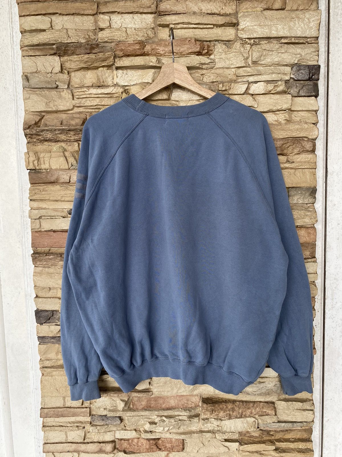 Vintage Rare Vintage 90s Adidas Made In Japan Stripes Sweatshirt Size US L / EU 52-54 / 3 - 11 Thumbnail