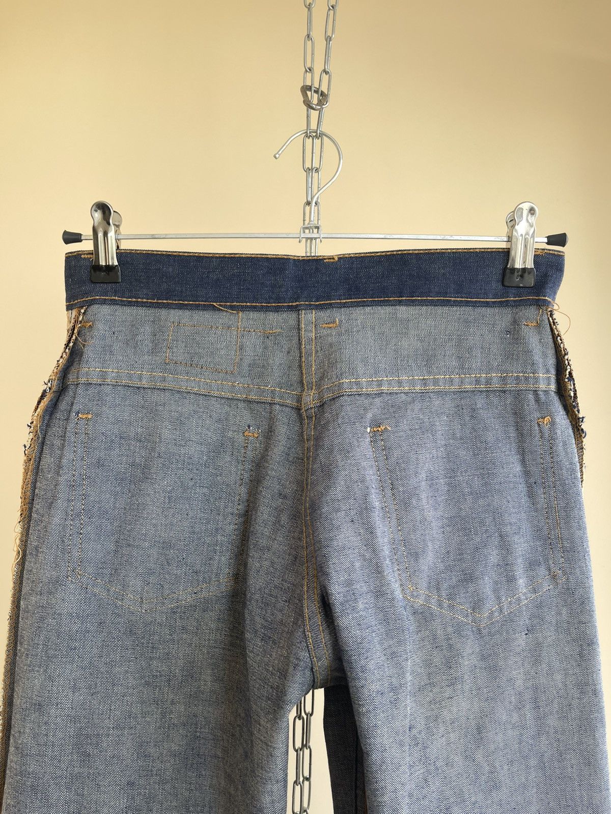 Levi's 6037 Big E Tab Talon Zip Fly Straight Fit Denim Jeans 60s Size 26" / US 2 / IT 38 - 14 Thumbnail