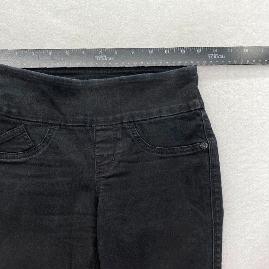 Vintage Rock & Republic Denim Rx Fever Pull On Crop Jeans Women's Black 2 Stretch Denim Slim Crop Jeans Womens 26in inseam 24in Size 26" / US 2 / IT 38 - 6 Thumbnail