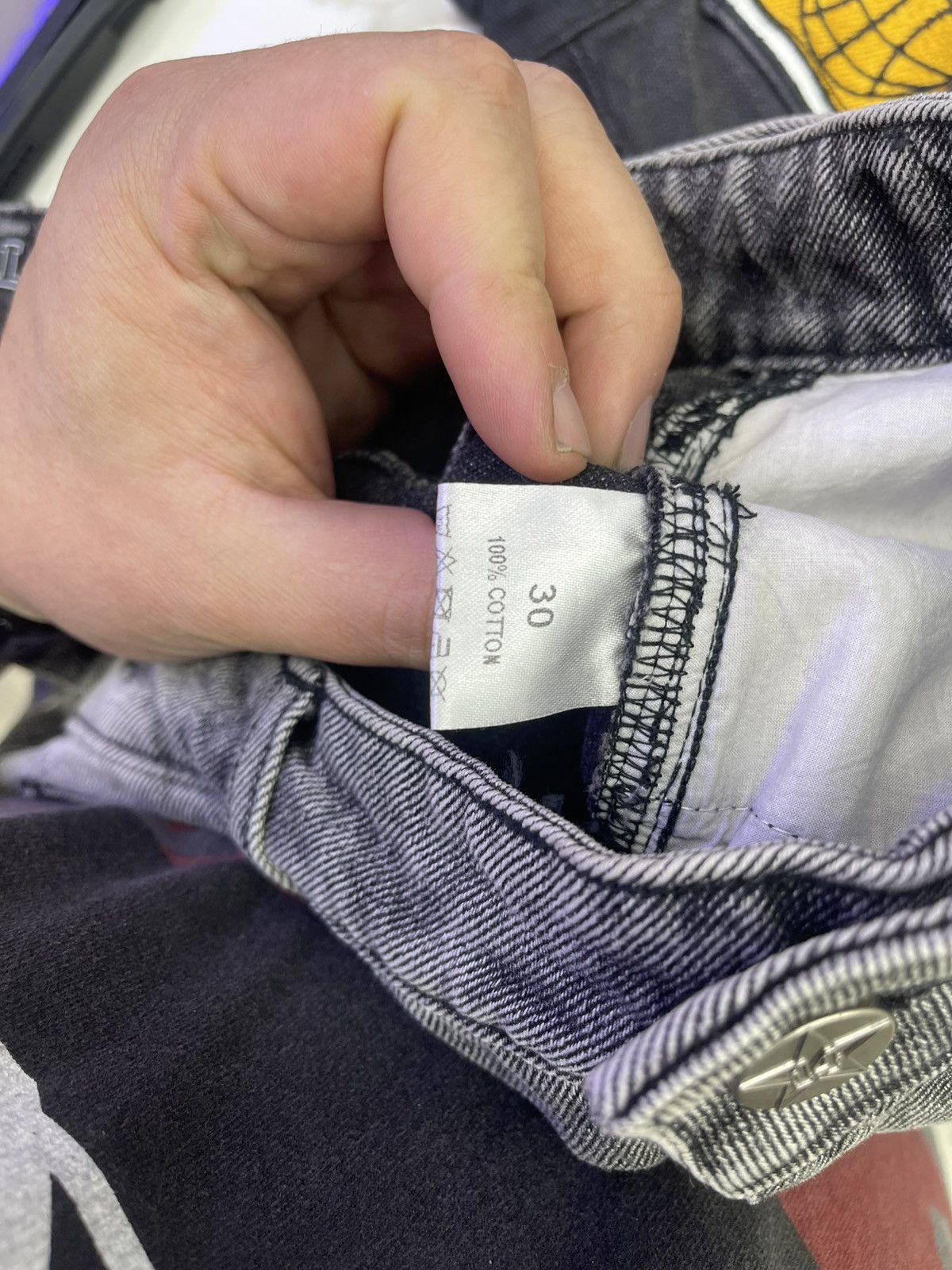 Vale Vale lives “Lightning” Denim shorts Size US 30 / EU 46 - 6 Thumbnail