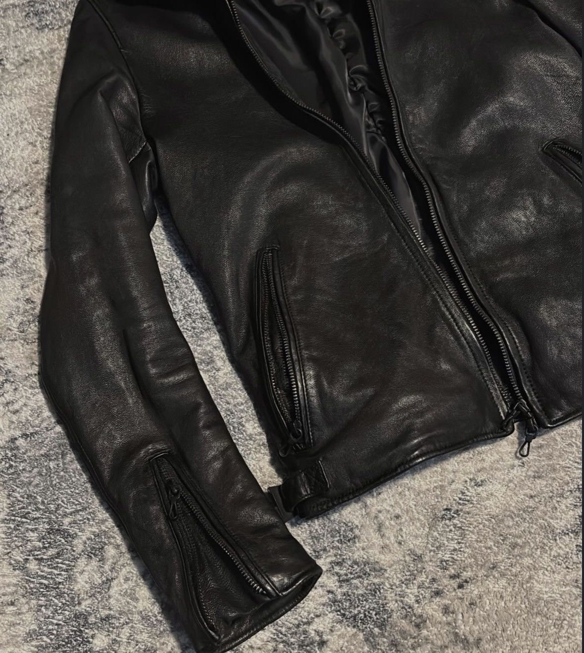 If Six Was Nine Nano Universe Japanese Leather Jacket Size US S / EU 44-46 / 1 - 3 Thumbnail