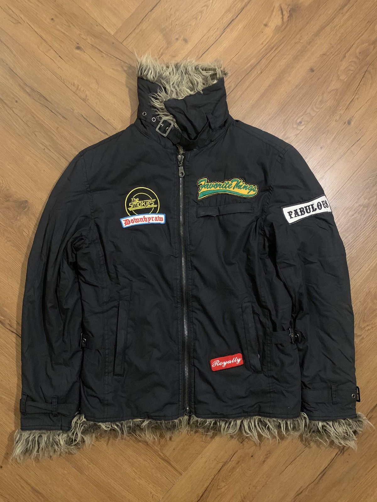 If Six Was Nine 2000s japanese IGNITION fur jacket pacth work lgb vkeistyel Size US M / EU 48-50 / 2 - 4 Thumbnail