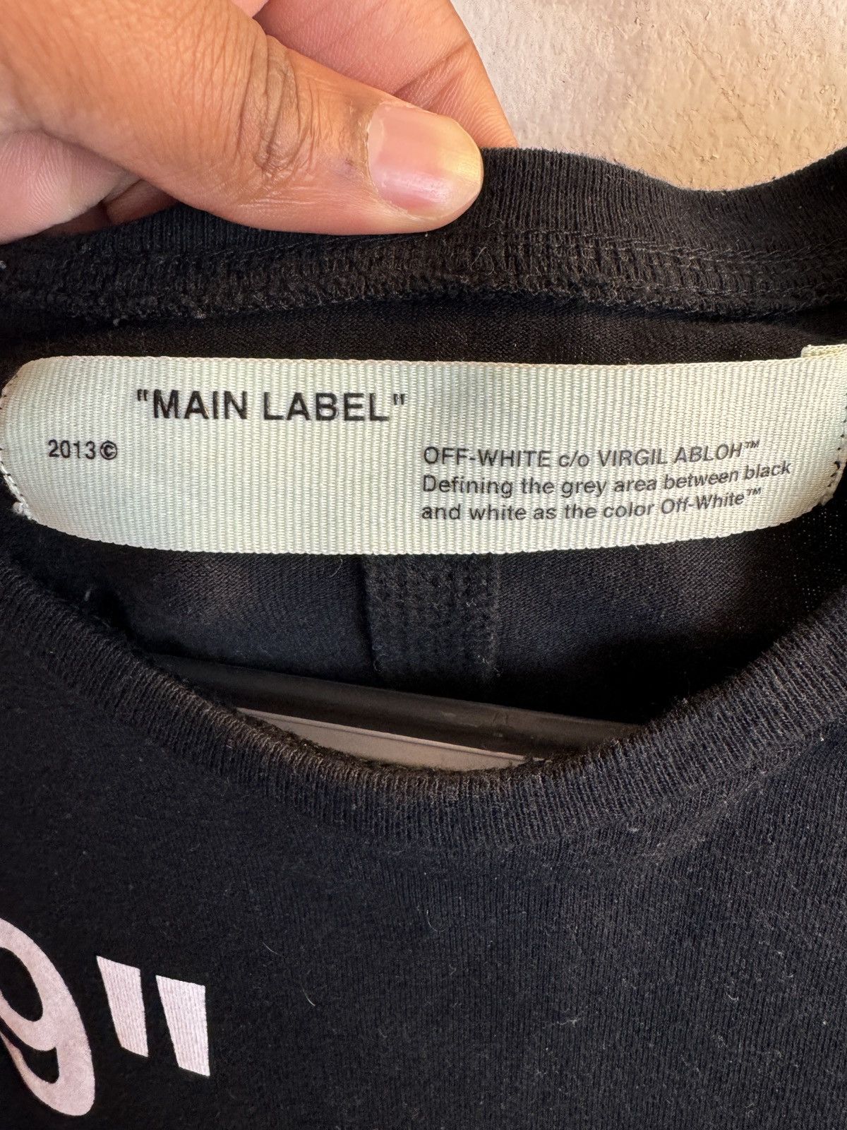 Off-White Black Summer Long Sleeve T-Shirt Size US M / EU 48-50 / 2 - 12 Thumbnail