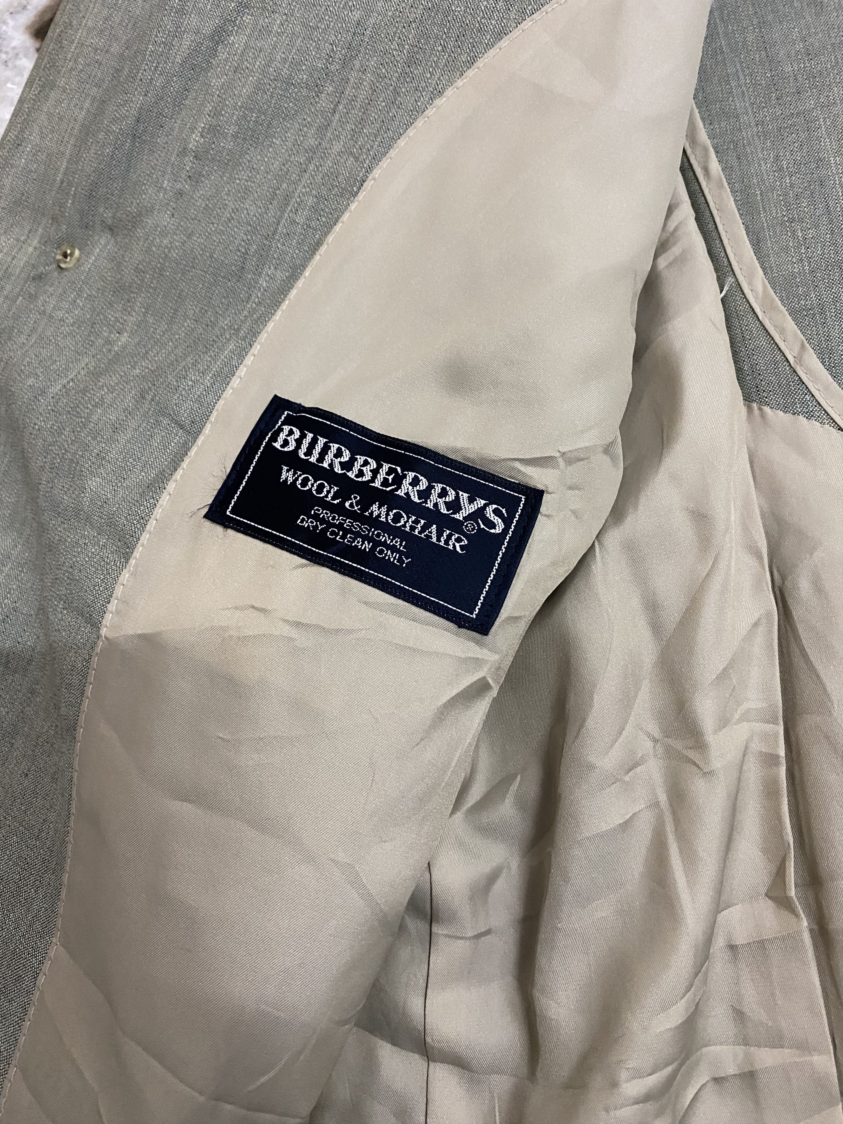 Burberry Vintage Burberry Blazer Wool Mohair Size US M / EU 48-50 / 2 - 5 Thumbnail