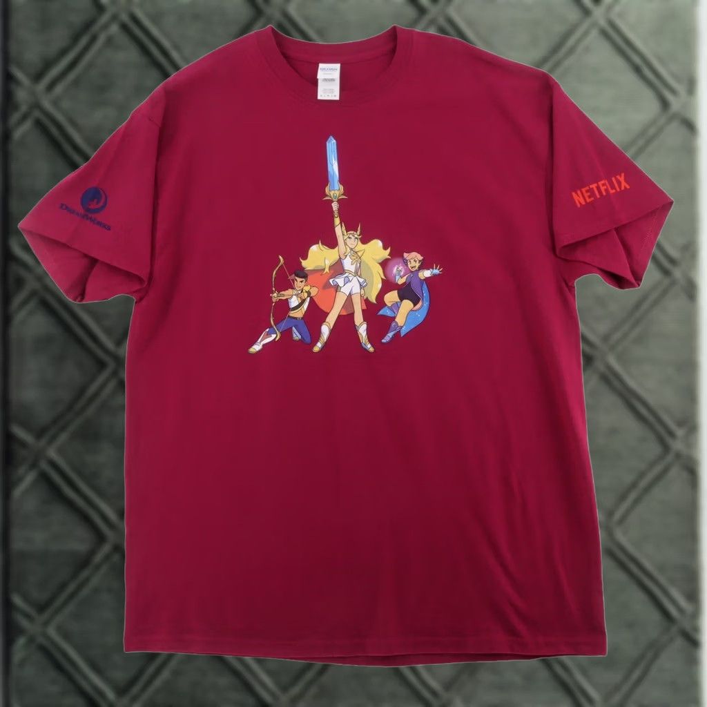 Vintage She-Ra Netflix Promo Tshirt XL Burgundy RARE She Ra Size US XL / EU 56 / 4 - 1 Thumbnail
