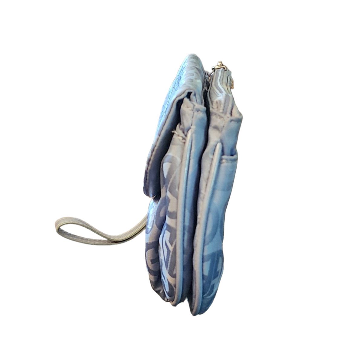 Giani Bernini Giani Bernini satin faux leather trim clutch & card wallet. Size ONE SIZE - 9 Thumbnail