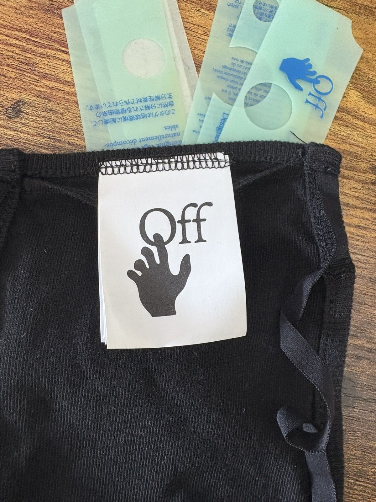 Off-White Off-White Arrow Face Mask Black Fuschia Size ONE SIZE - 6 Thumbnail