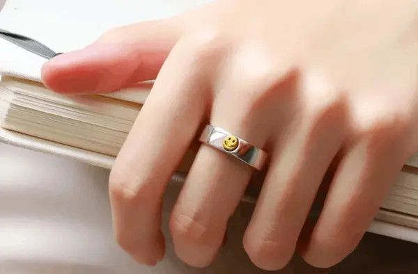 Other Cute Smile Ring Size ONE SIZE - 5 Thumbnail